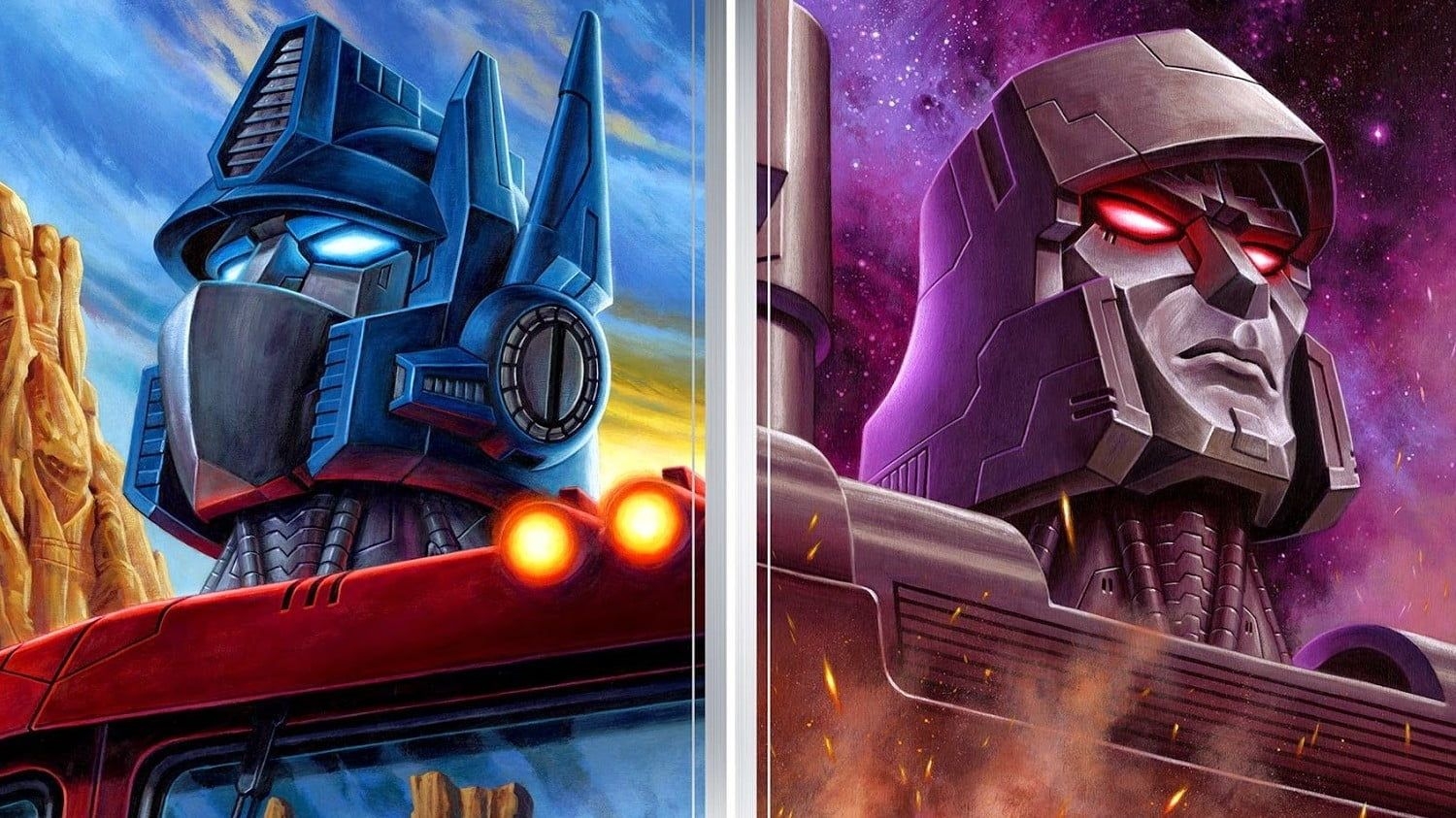 1500x850 Optimus Prime And Megatron G1, Desktop