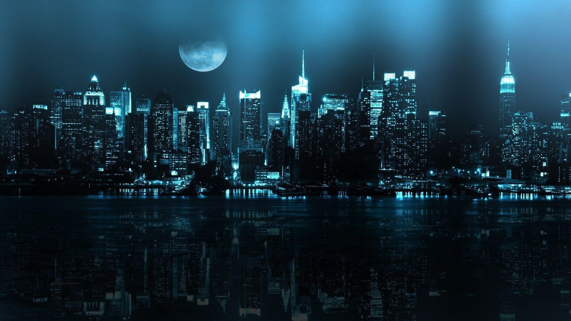 1920x1080 Night City Wallpaper High Resolution For Deskx1080 px, Desktop