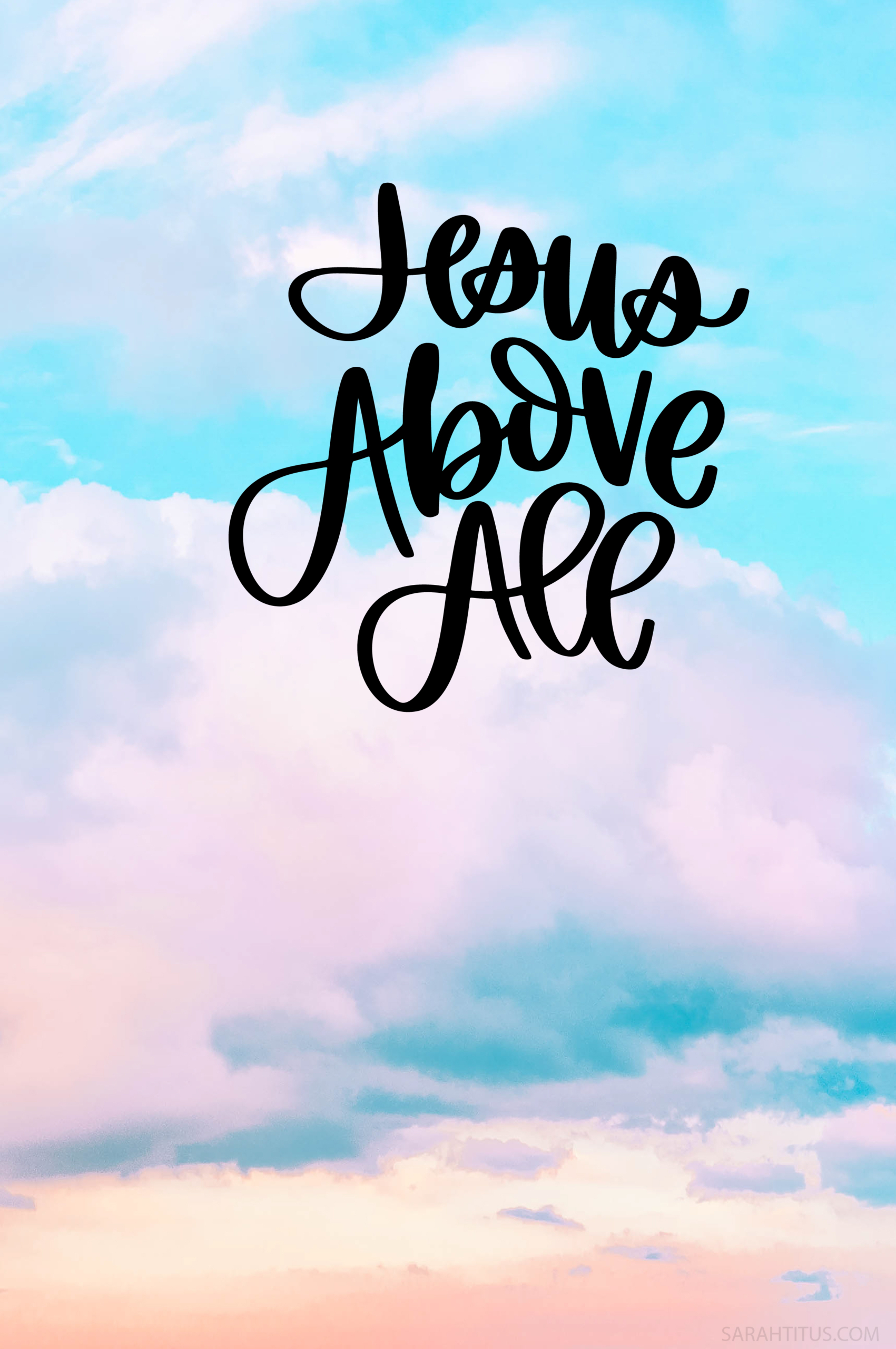 1710x2560 Jesus Above All Wallpaper, Phone