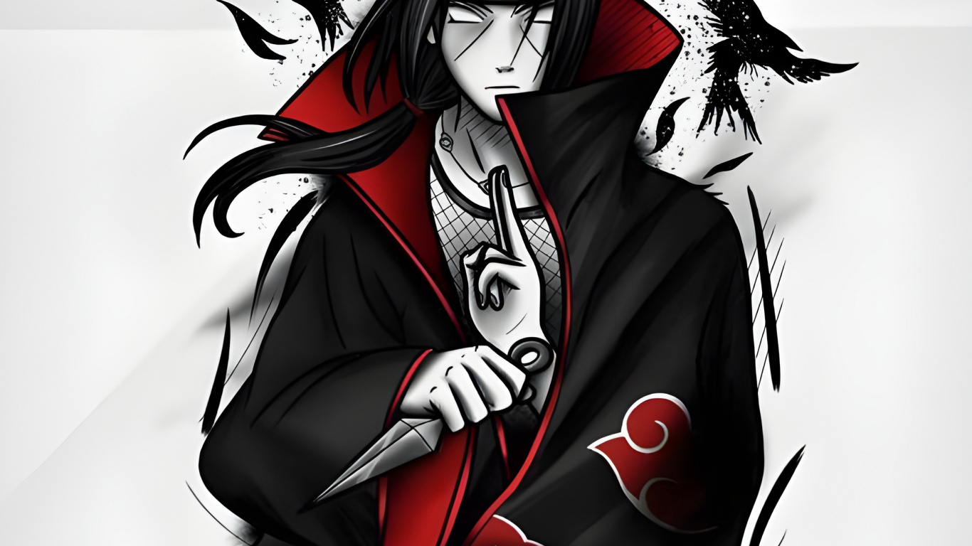 1370x770 Itachi Uchiha Laptop Wallpaper, HD Itachi Uchiha  Background, Free Image Download, Desktop