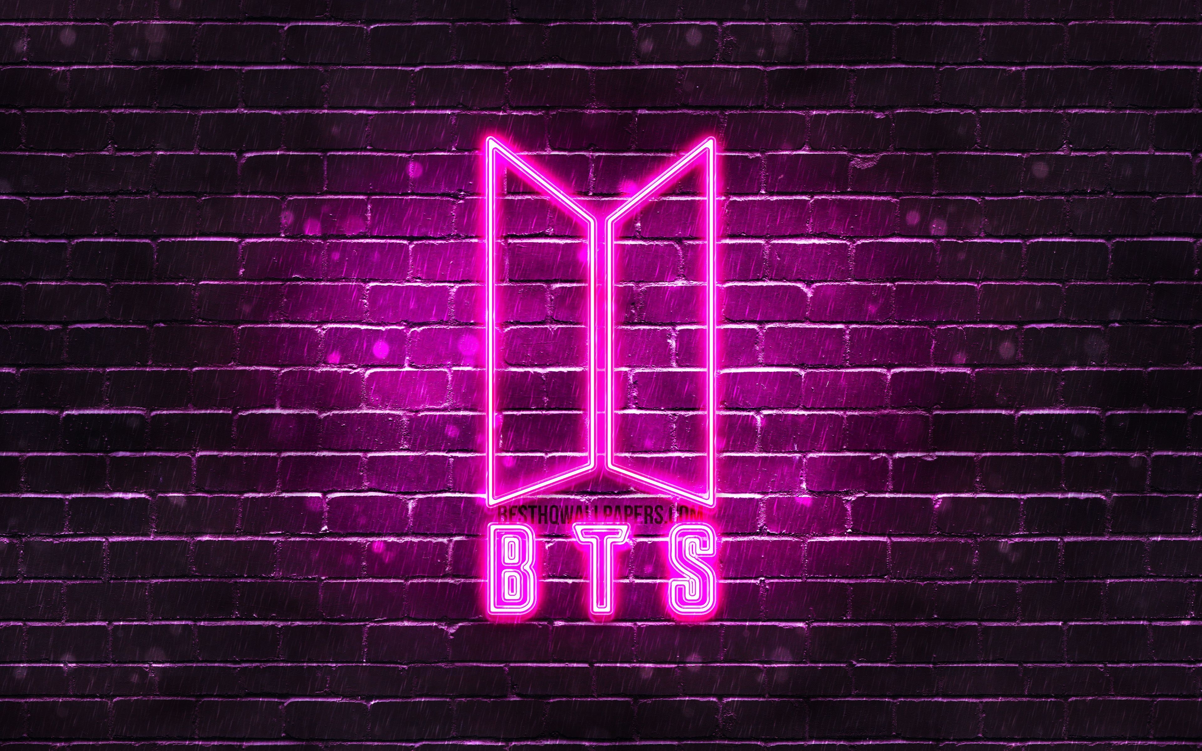 3840x2400 BTS Logo Wallpaper, Desktop