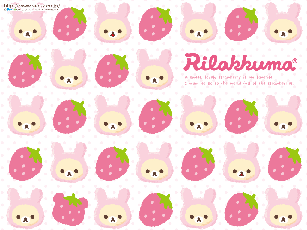 1030x770 Kawaii Strawberry Wallpaper, Desktop