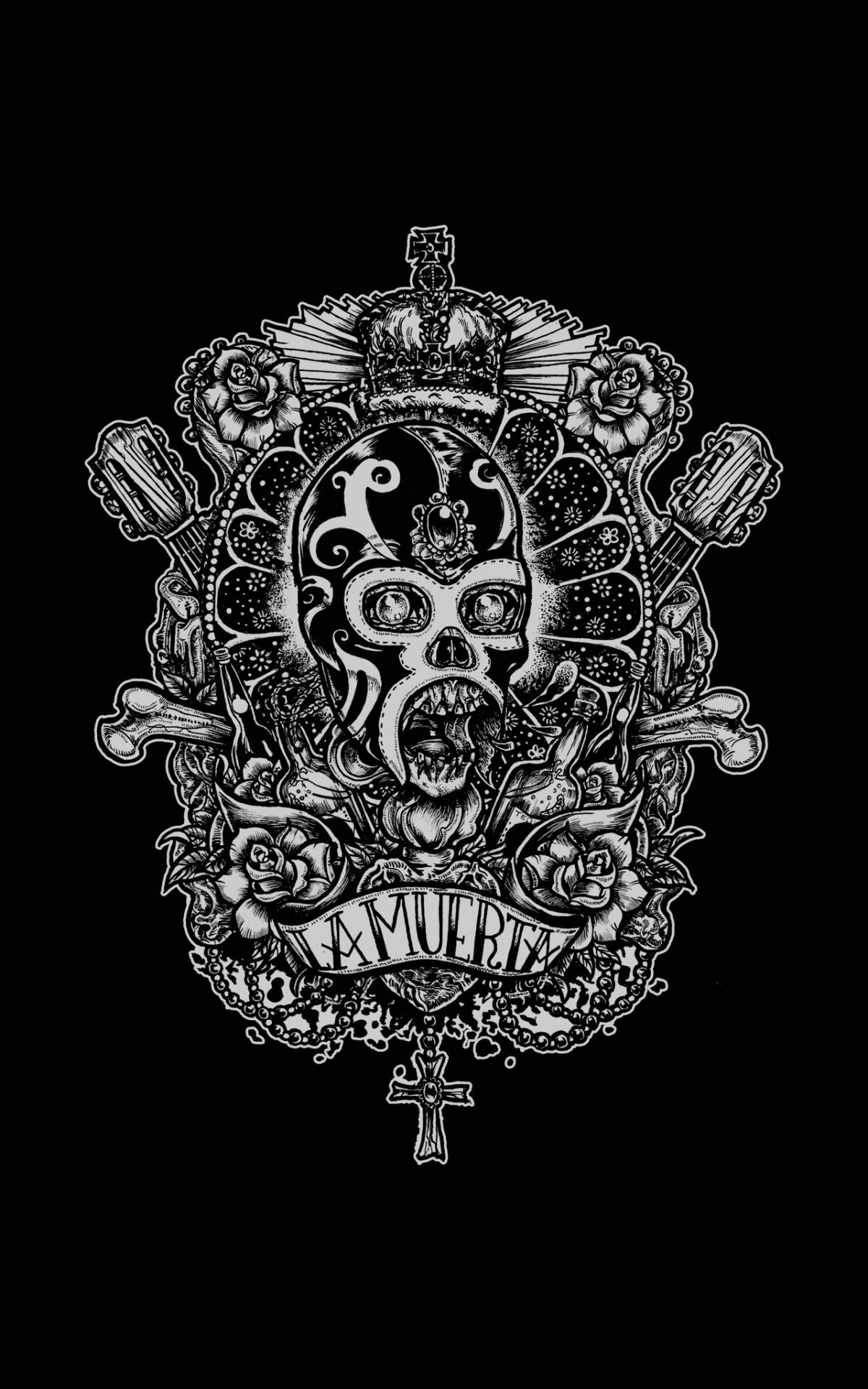 1200x1920 Download Chicano La Muerta Wallpaper, Phone