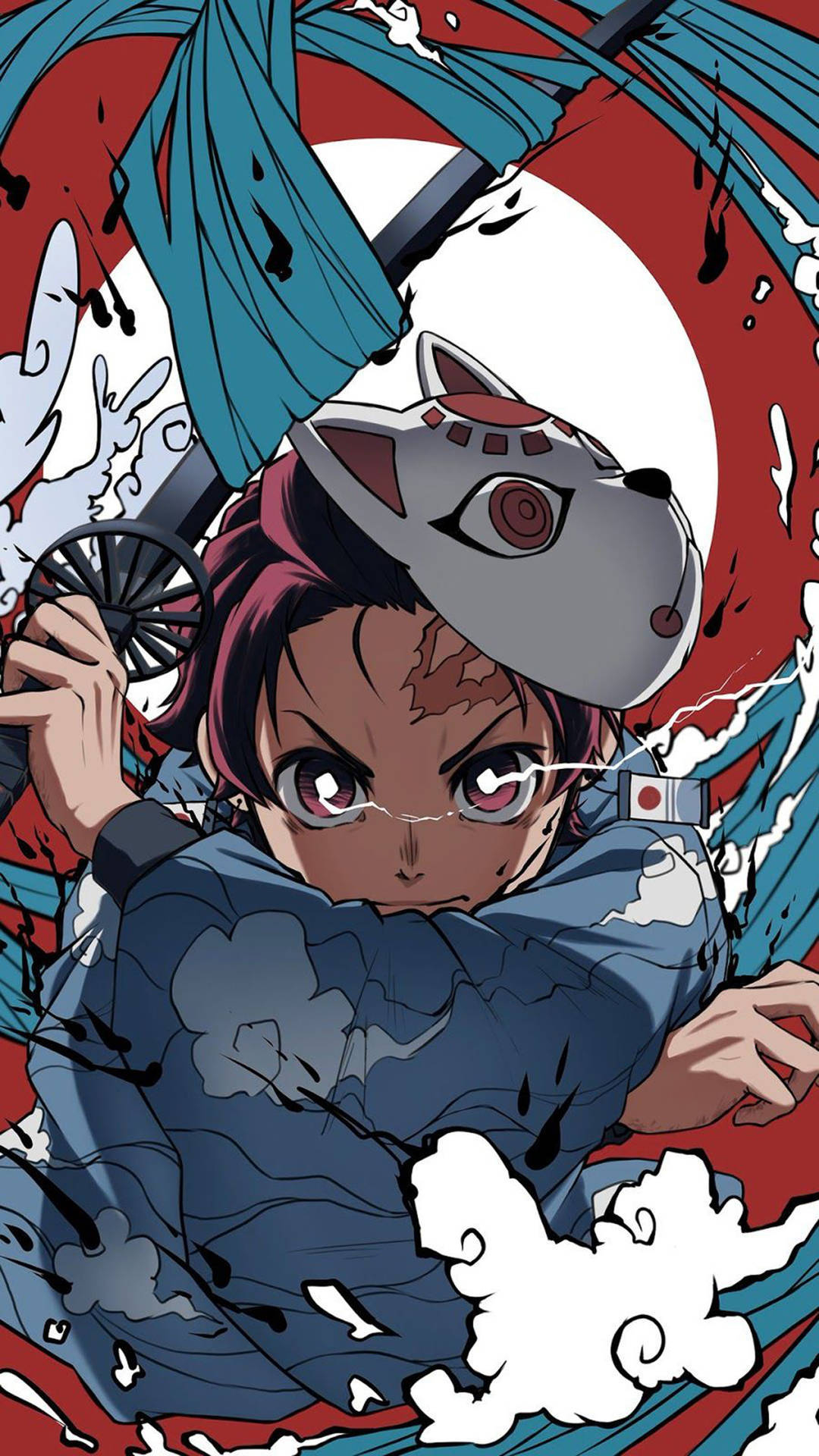 1080x1920 Download Tanjiro Kamado Manga PFP Wallpaper, Phone