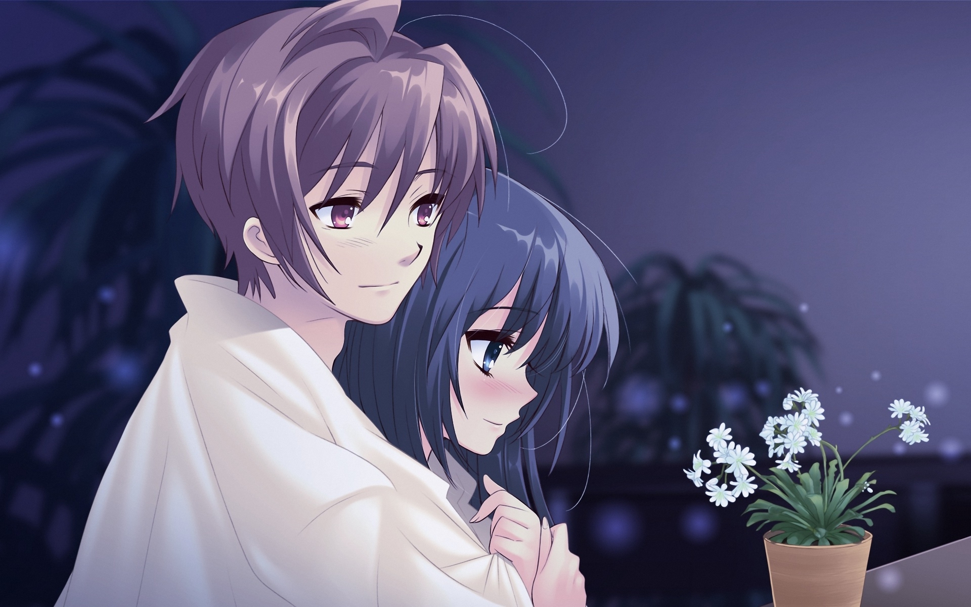 1920x1200 Cute Anime Couple HD Wallpaper My Girl, HD Wallpaper, Desktop