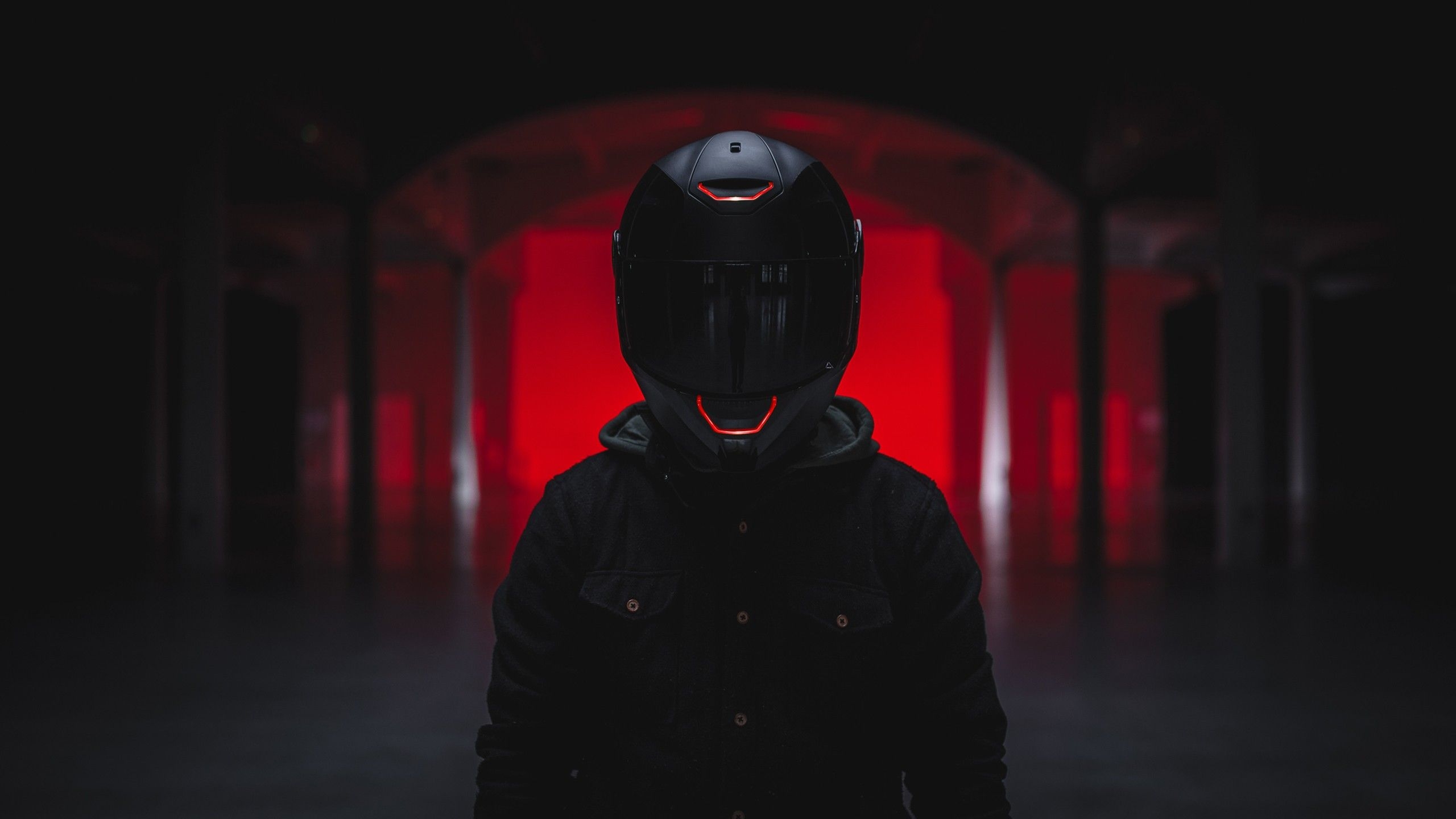 2560x1440 Biker With Helmet Wallpaper, Desktop