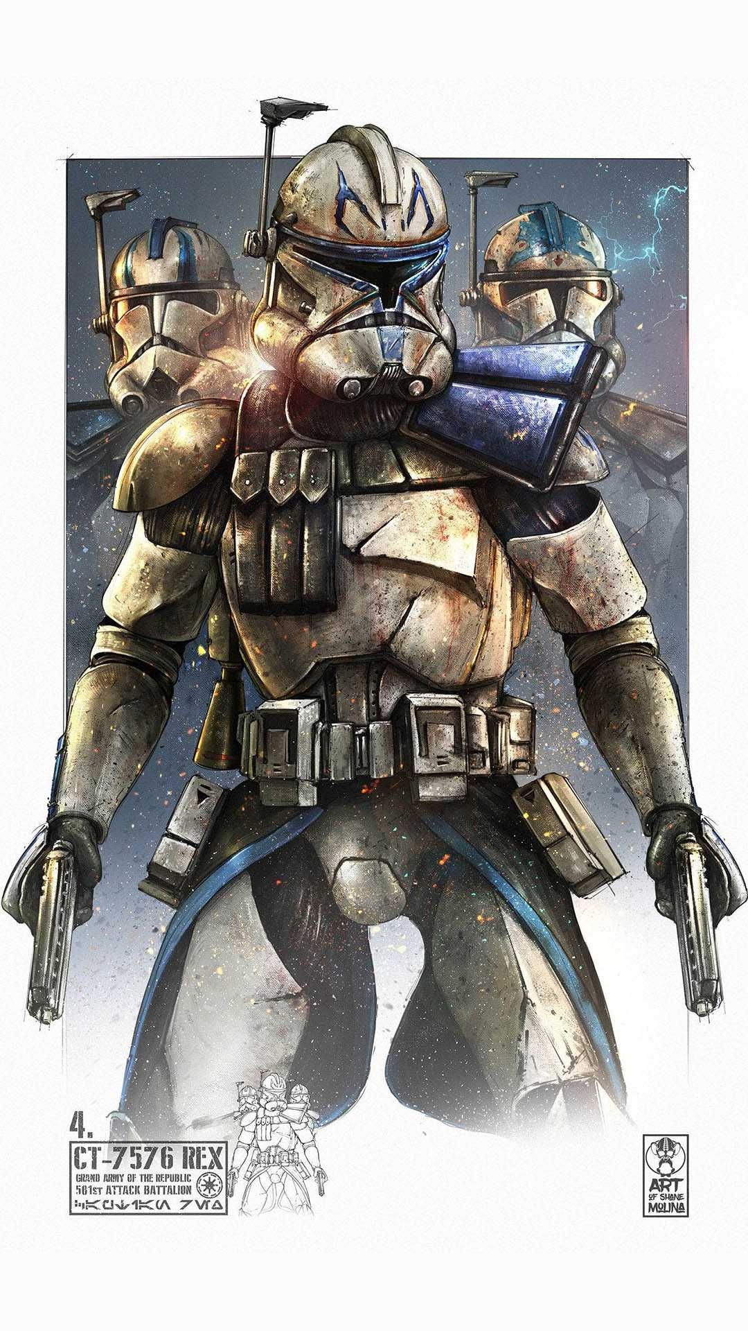 1080x1920 IPhone Captain Rex Wallpaper, Phone