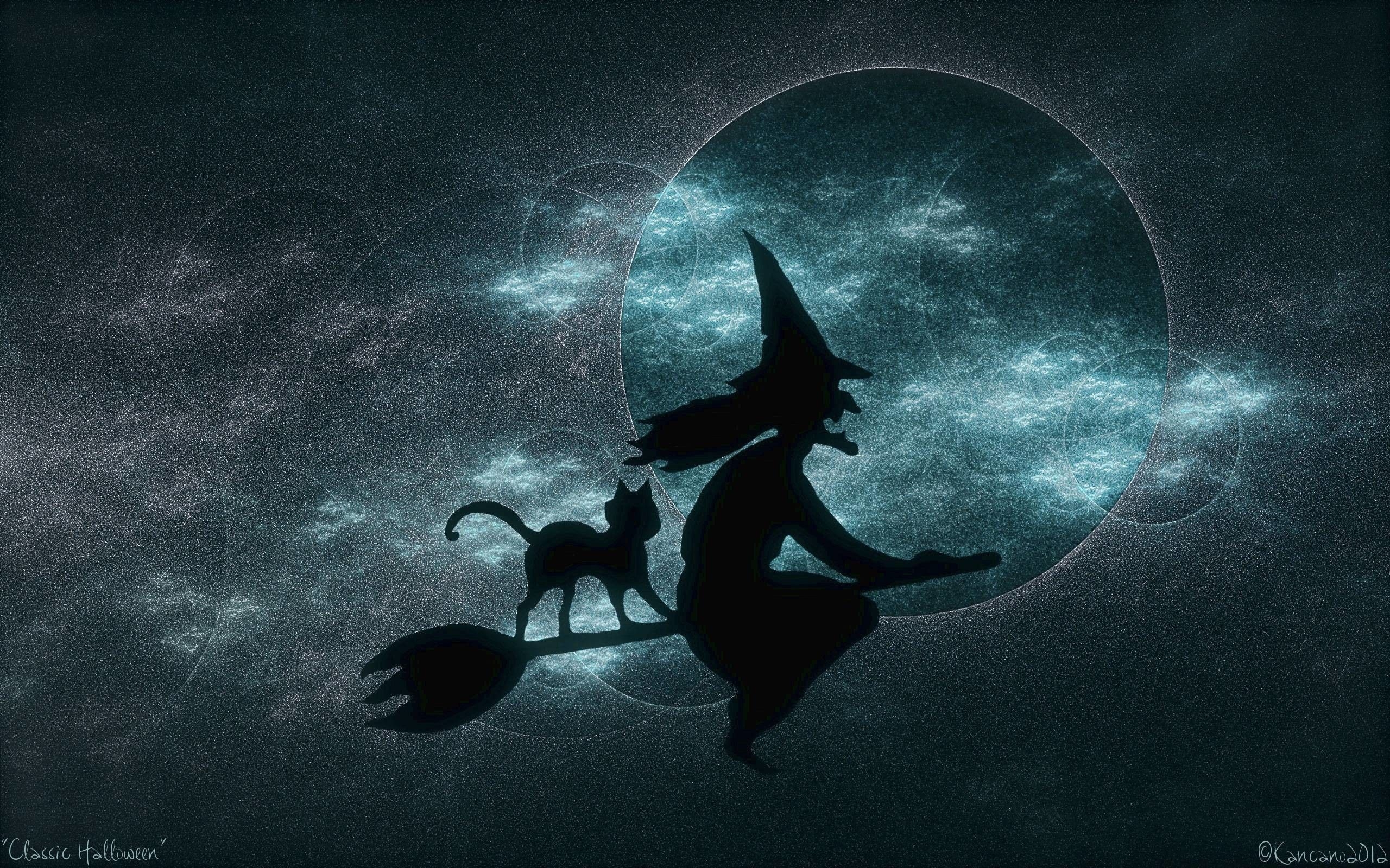 2560x1600 Vintage Halloween Witch Wallpaper Free Vintage Halloween Witch Background, Desktop