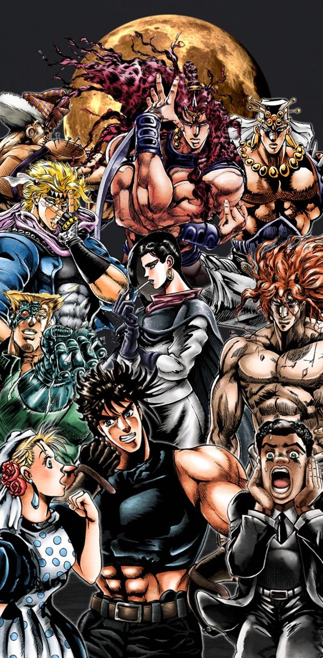 630x1280 JoJo Adventure wallpaper, Phone