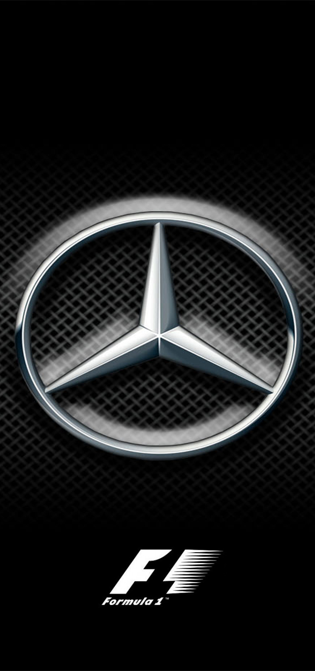 640x1360 Mercedes F1 background for iPhone 5, Phone