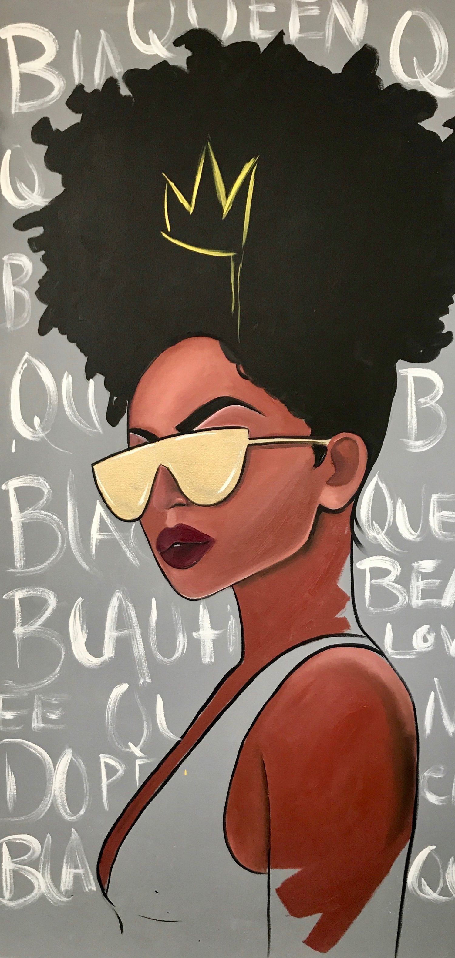 1500x3160 Black Girl Magic Wallpaper Free Black Girl Magic Background, Phone