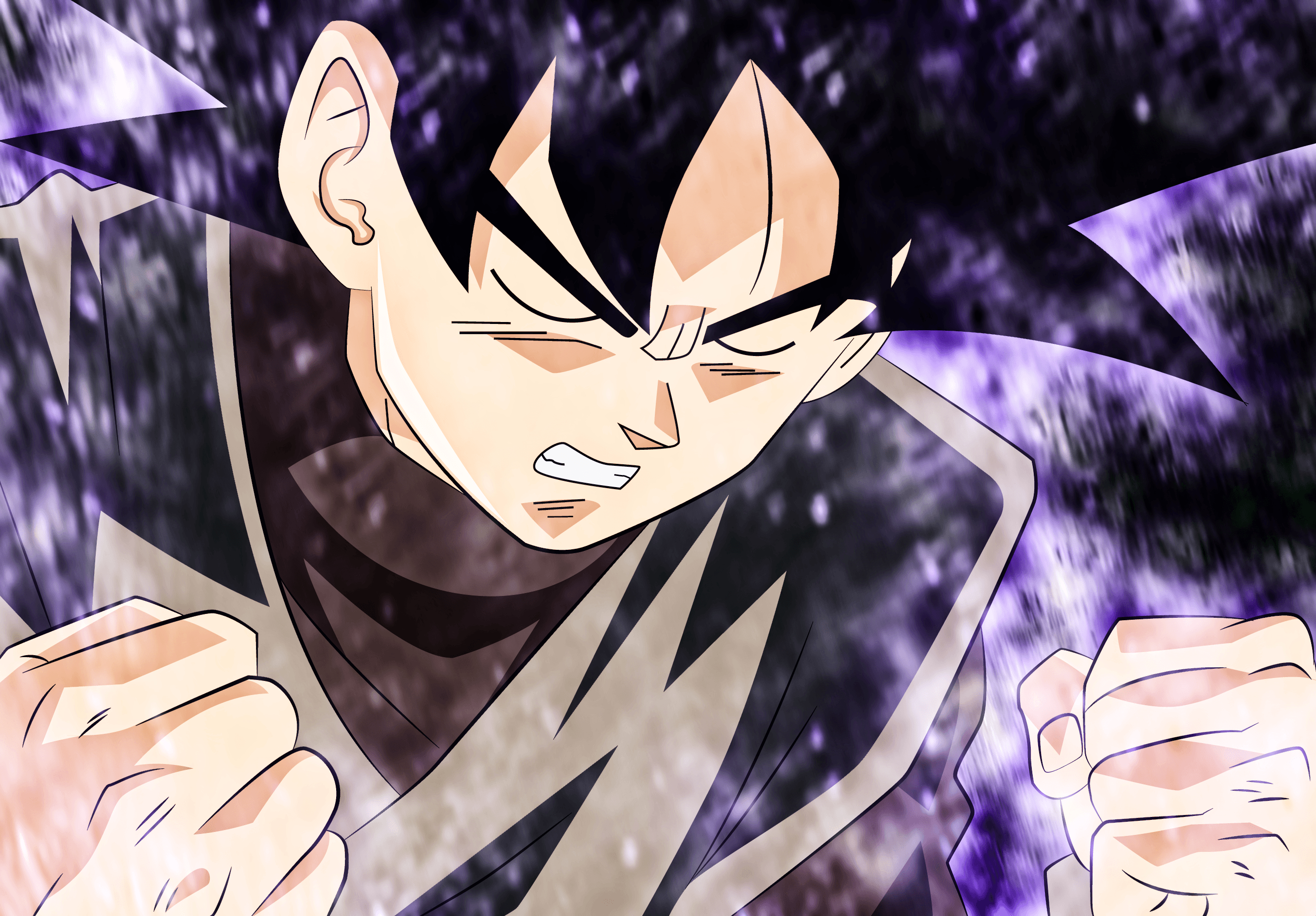 2710x1890 Black Goku HD Wallpaper, Desktop