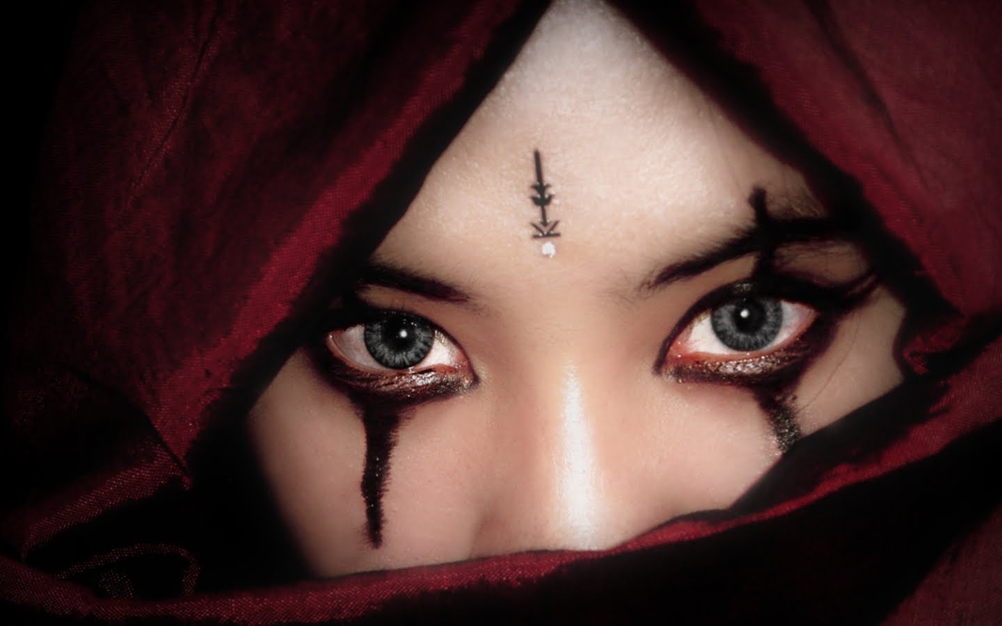 1440x900 Free download Most beautiful eyes of Arab Muslim girls wallpaper, Desktop