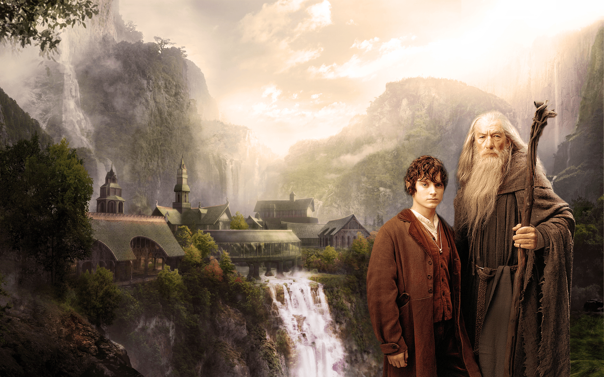 1920x1200 Movie Wallpaper: Lord Of The Rings Wallpaper Rivendell Wallpaper, Desktop