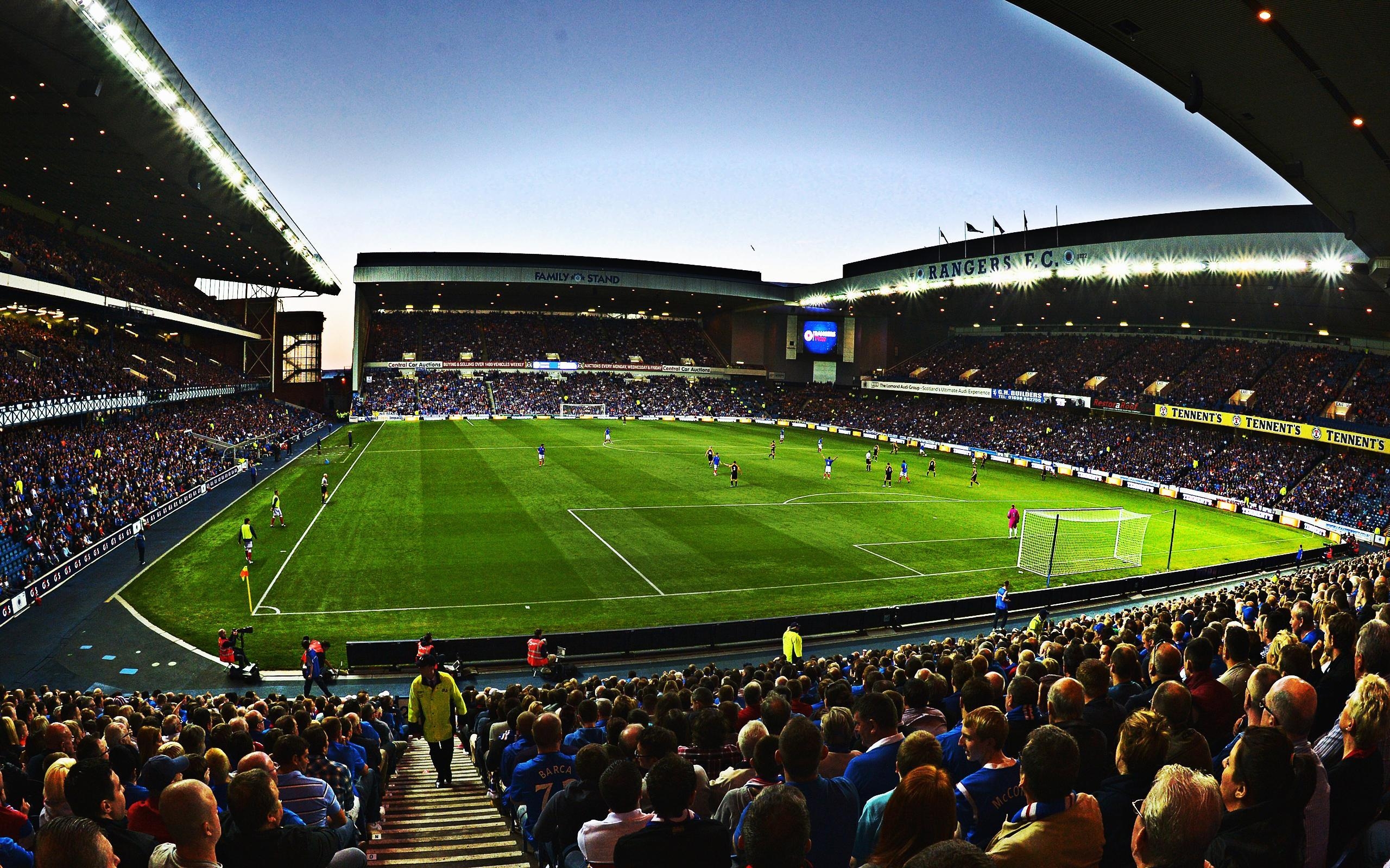 2560x1600 Download wallpaper Ibrox Stadium, Scottish Football Stadium, Glasgow, Scotland, Rangers FC Stadium, sports arenas, football field, Scotland stadiums, Ibrox Park for desktop with resolution. High Quality HD picture wallpaper, Desktop