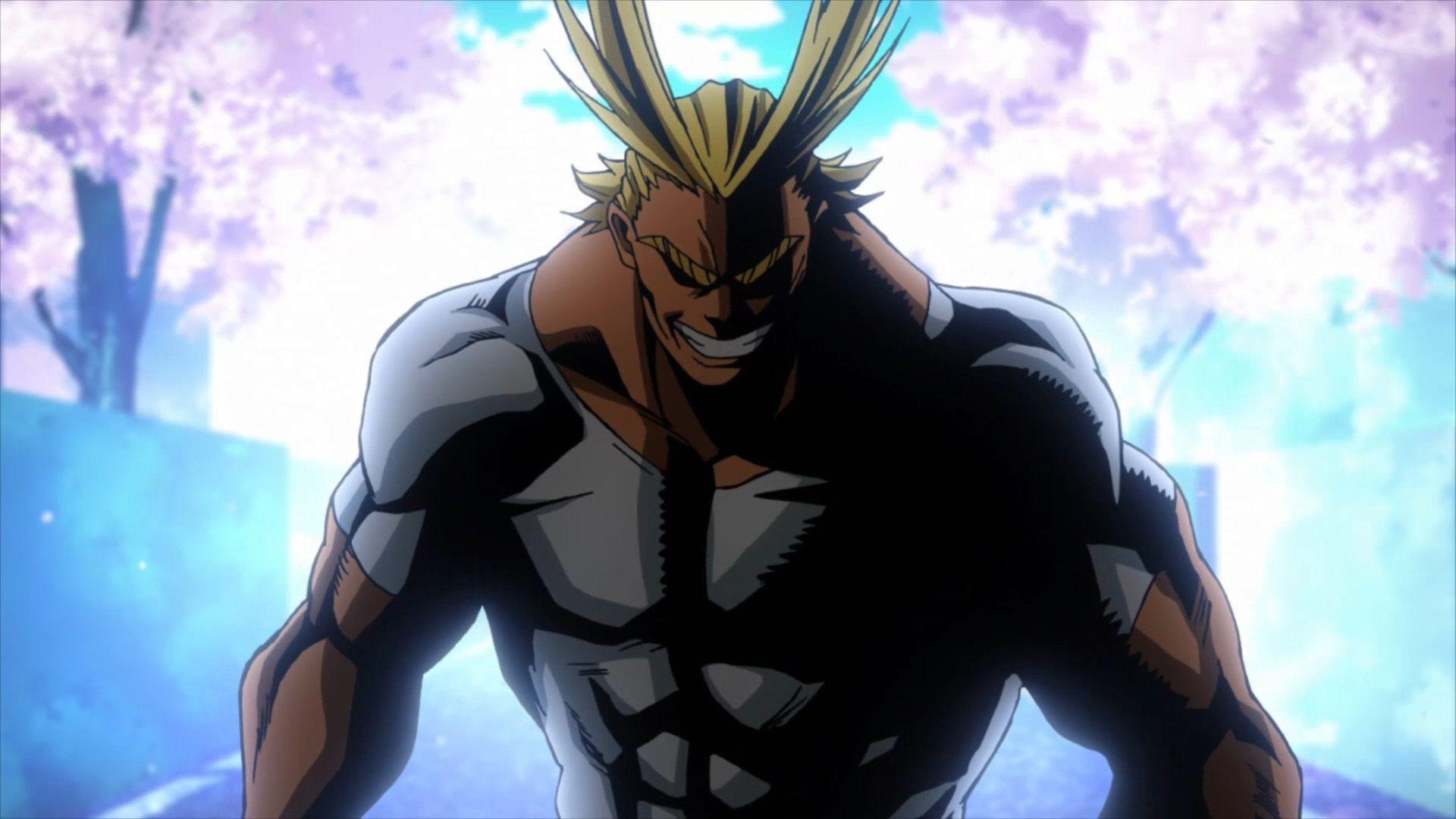 1920x1080 Fan Art Turns All Might From MY HERO ACADEMIA into the King of Games, Desktop