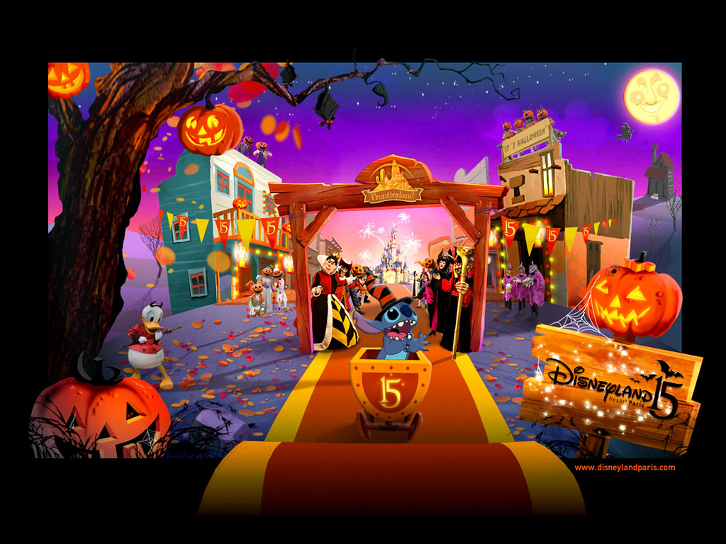 1030x770 Disneyland Paris Halloween 2007: official wallpaper, Desktop