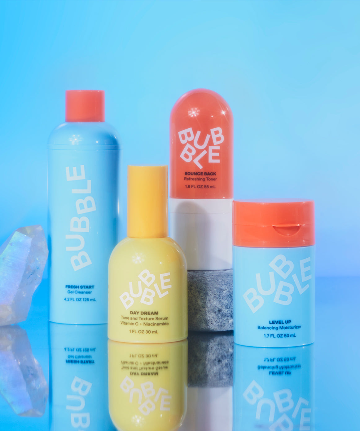 1170x1390 Bubble Skincare. Rise & Shine Skin Brightening Daily Skincare Routine Set, Phone