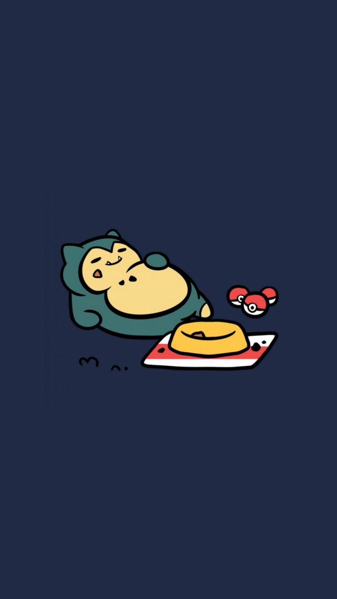 1080x1920 Snorlax Neko Atsume Pokemon, Phone