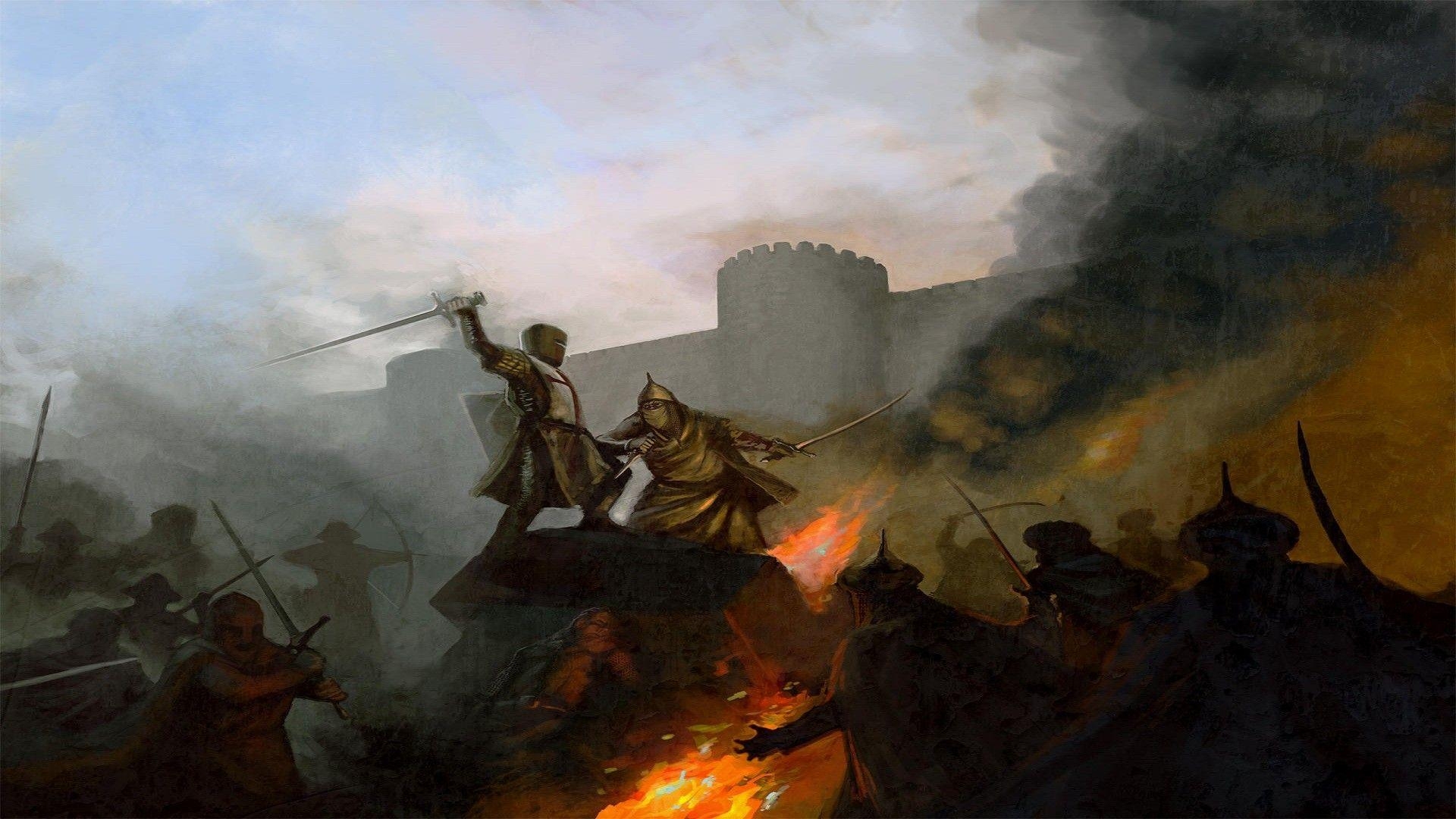 1920x1080 historic, crusade, Muslim, knights, crusader, crusader kings 2, Desktop