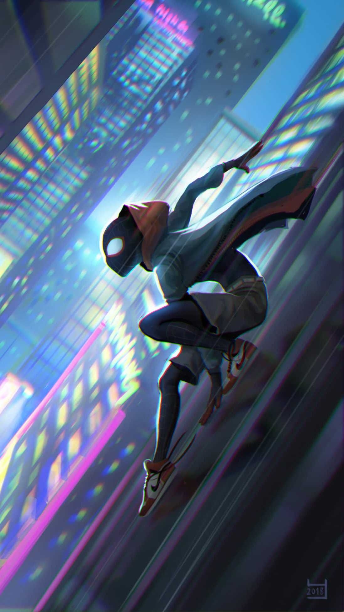 1100x1950 SpiderMan Into The Spider Verse Slide.com, Phone