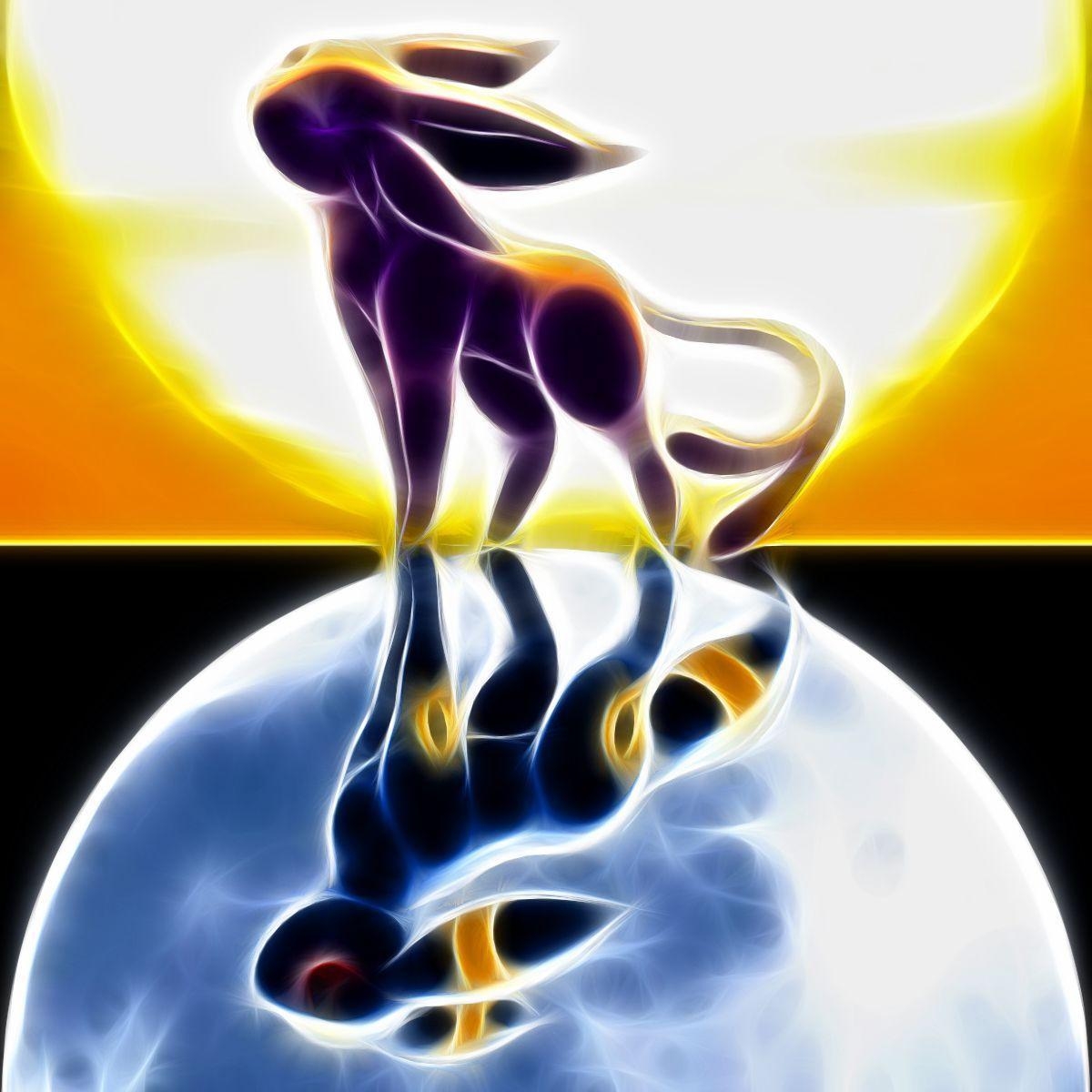 1200x1200 Pokemon Sun Moon Espeon Umbreon Fresh New HD Wallpaper, Phone