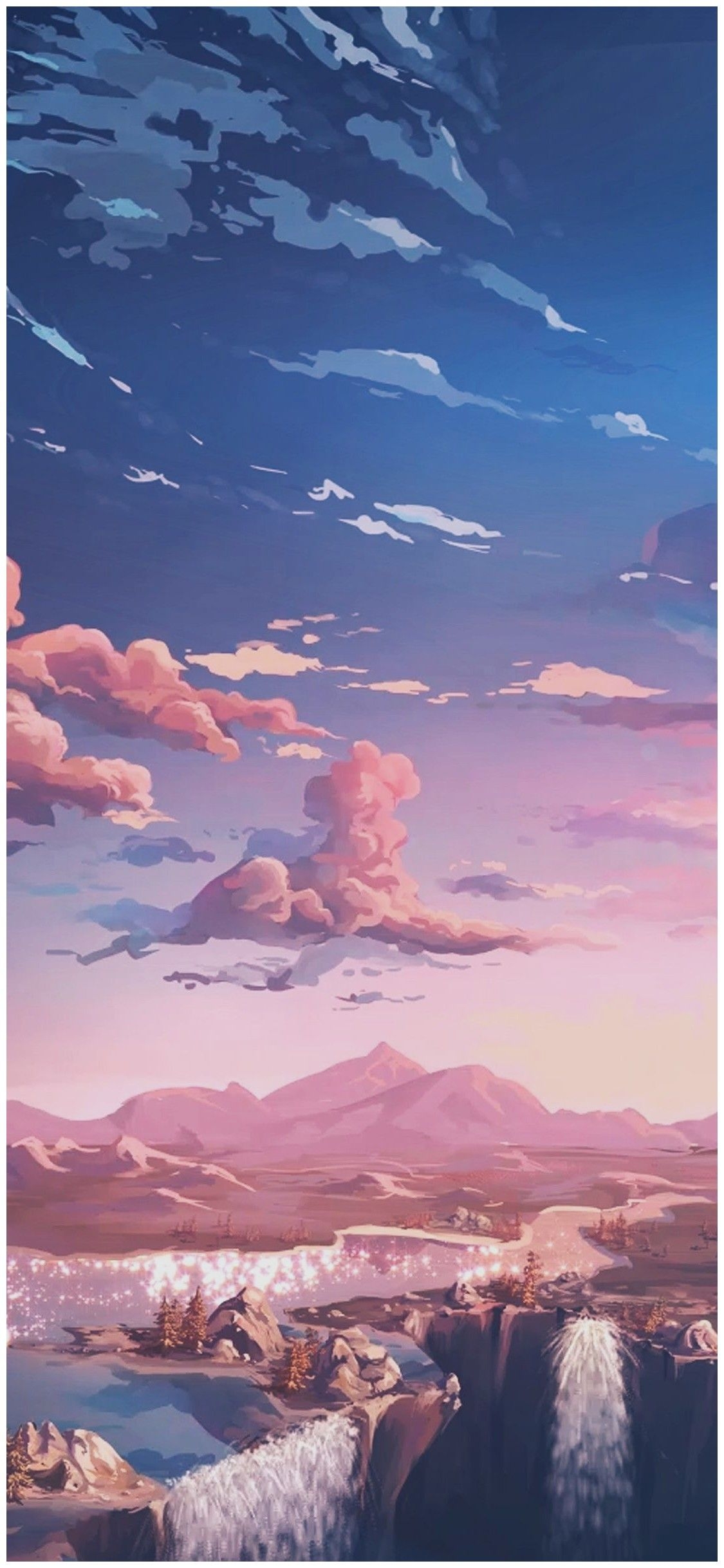 1130x2440 Anime Aesthetic Background, Phone