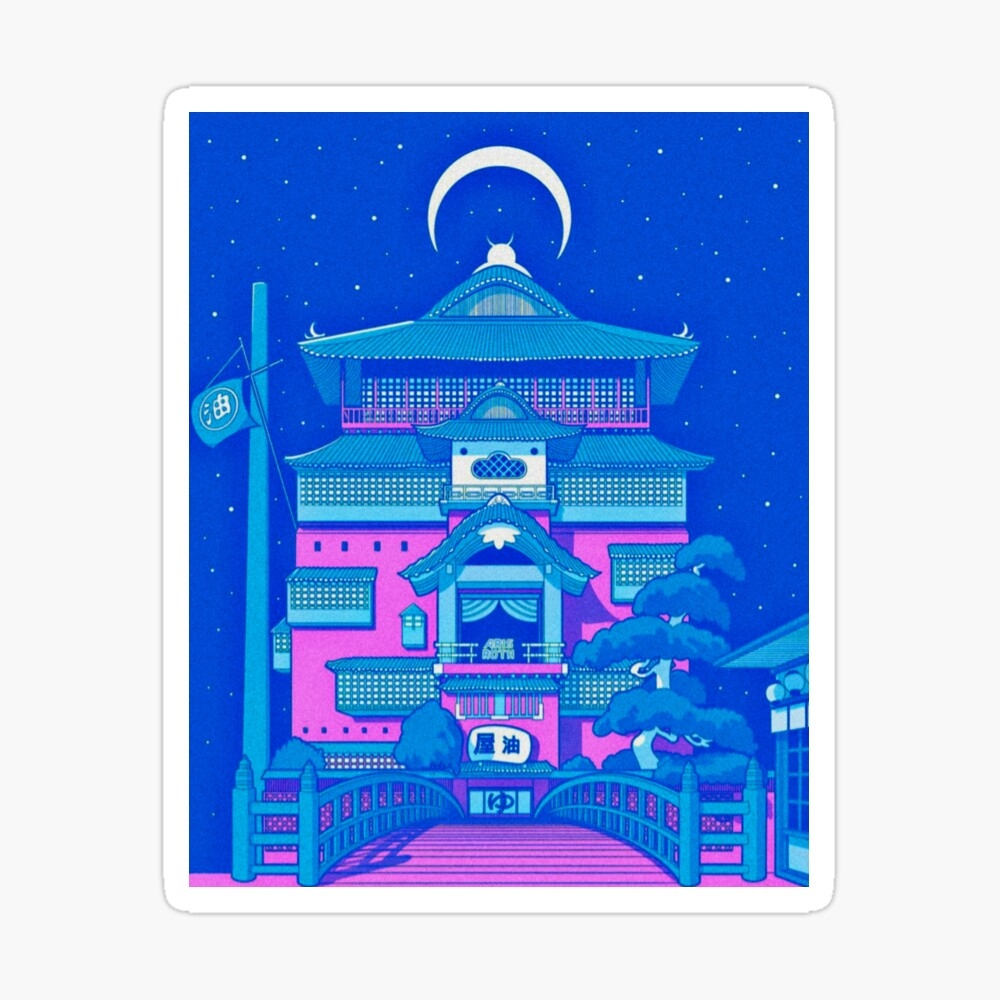 1000x1000 Aesthetic Retro Spirited Away, Spirited Away Poster, Spirited Away Art, Spirited Away Wall Art, Spirited Away Wallpaper Poster, Phone