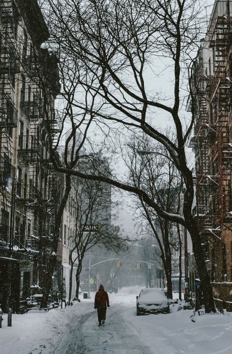 760x1160 Snow in New York Wallpaper, Phone