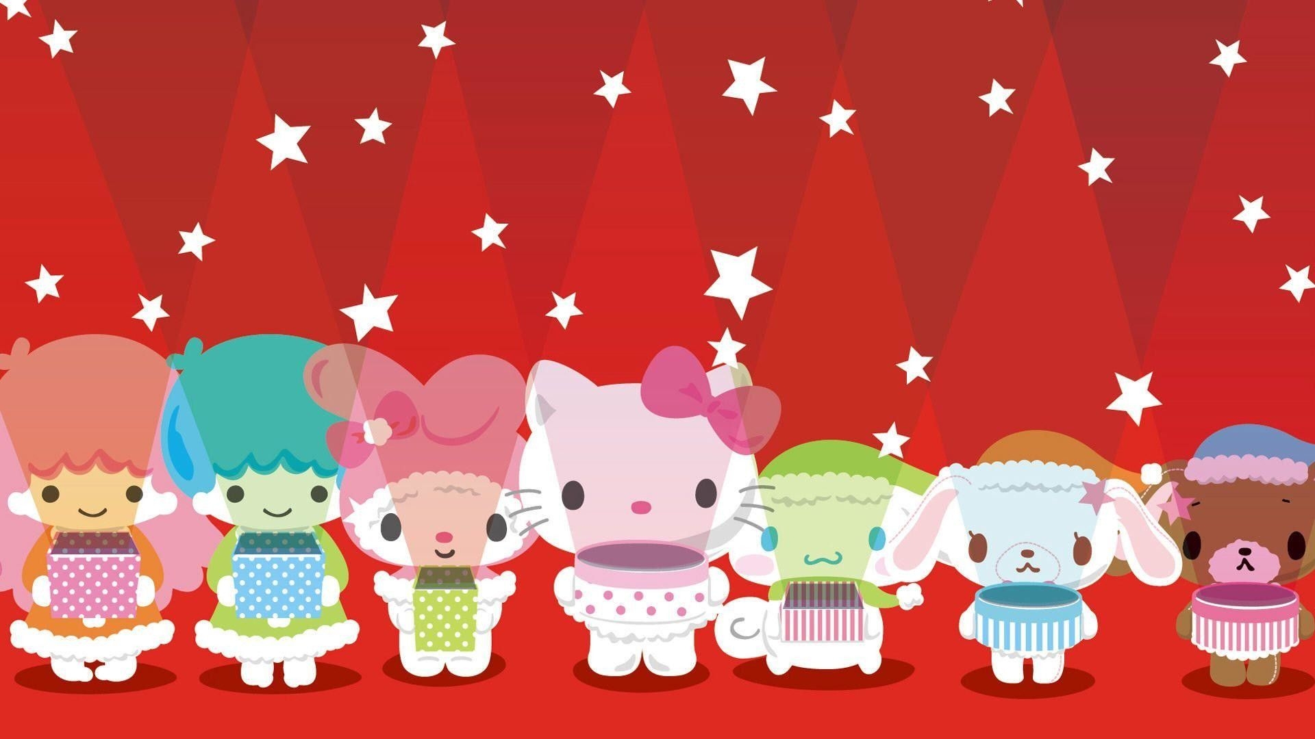 1920x1080 Christmas Hello Kitty Wallpaper Data Src Christmas Kitty Christmas Desktop, Desktop