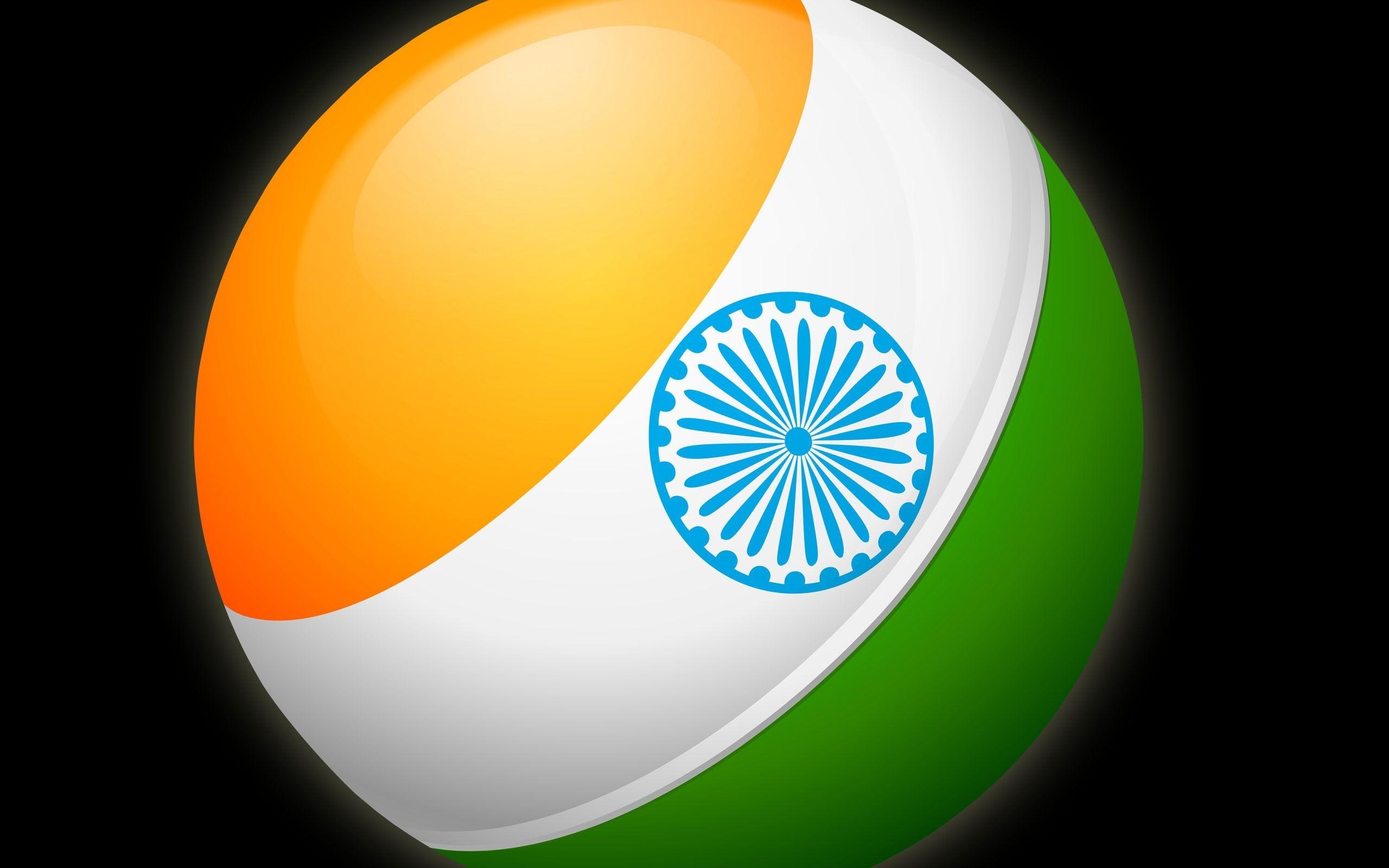 2560x1600 Round India Flag wallpaper, Desktop