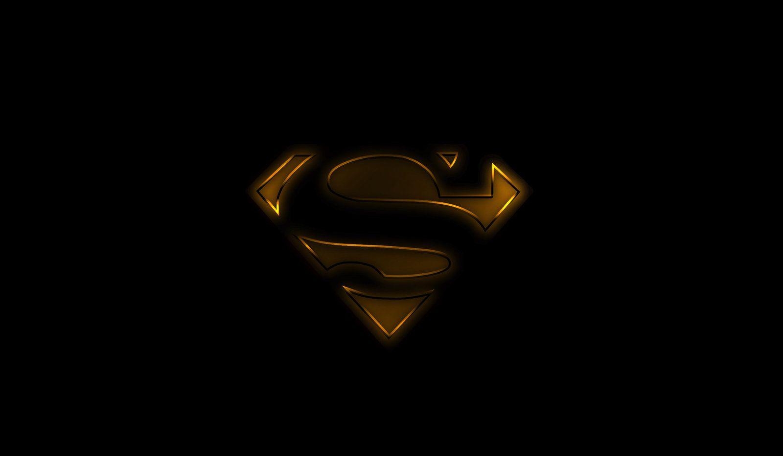 1600x940 Black Superman Wallpaper, Desktop