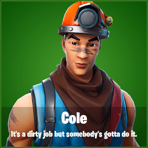 520x520 Cole Fortnite wallpaper, Phone