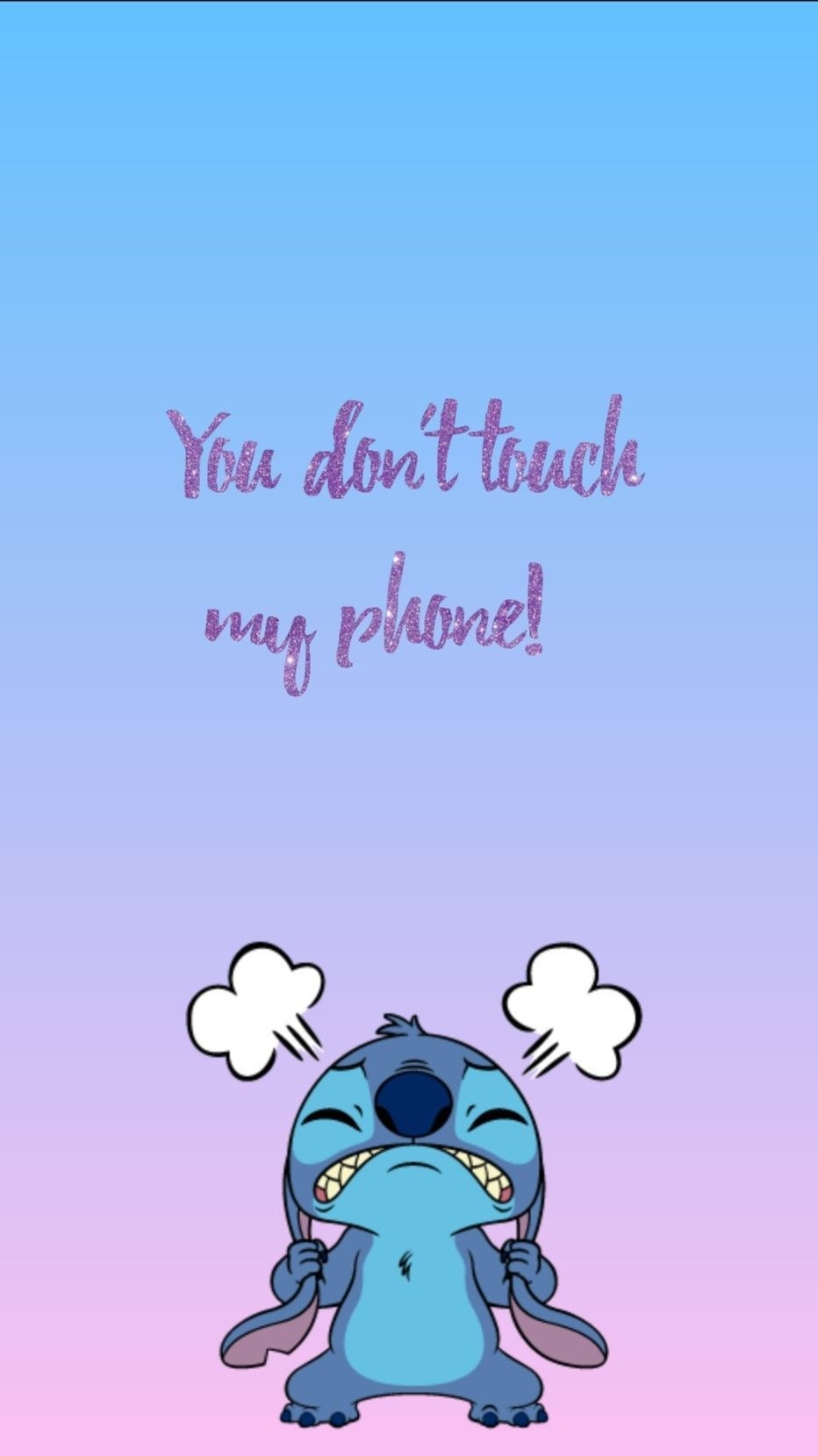 940x1660 Stitch. Dont touch my phone wallpaper, Funny phone wallpaper, Cartoon wallpaper iphone, Phone