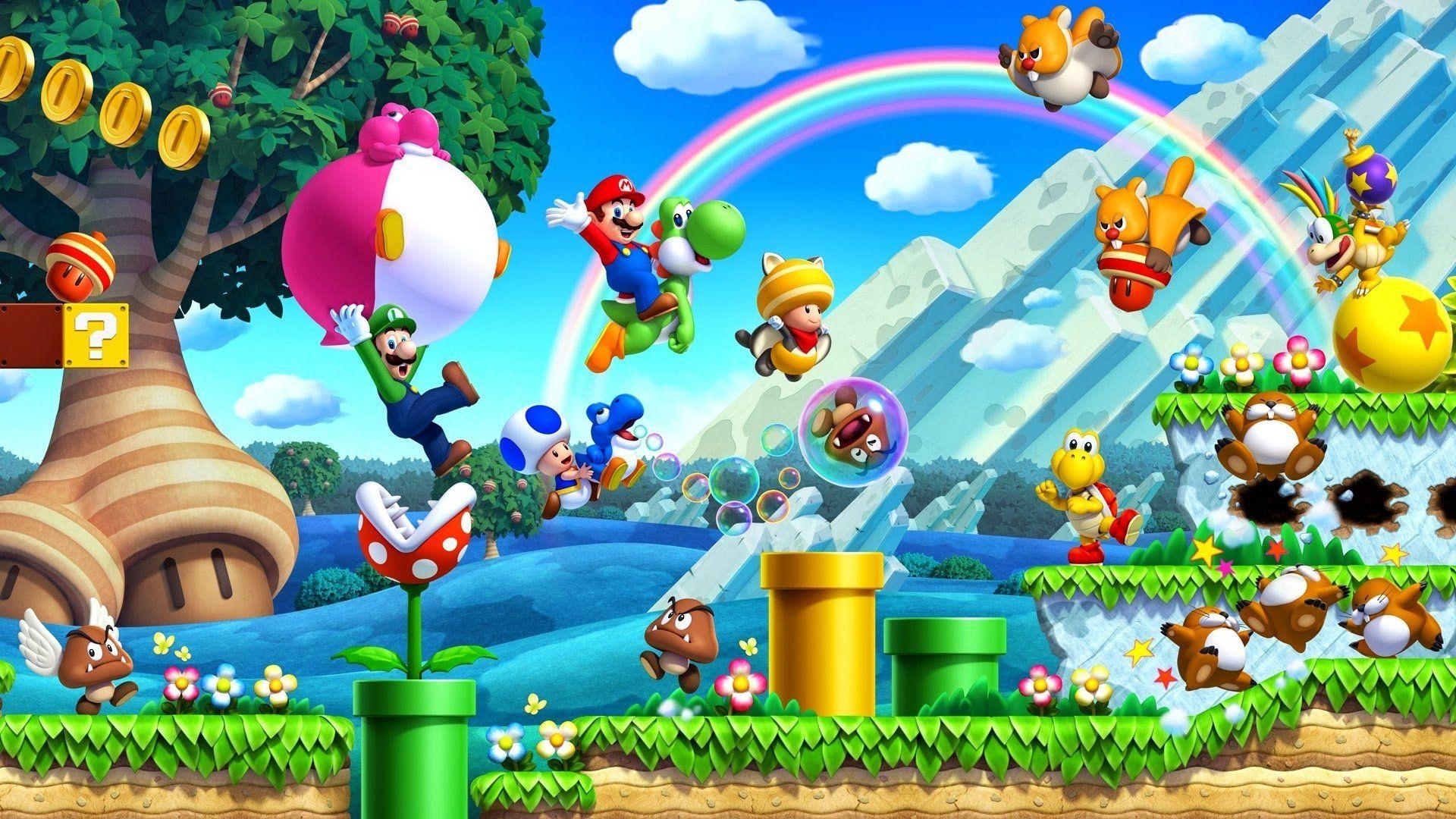 1920x1080 New Super Mario Bros. U Wallpaper HD Wallpaper. Background Image, Desktop