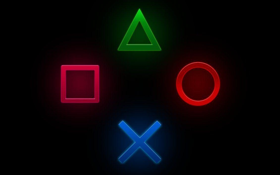 1140x710 Neon PlayStation buttons Wallpaper. High Quality Wallpaper, Desktop