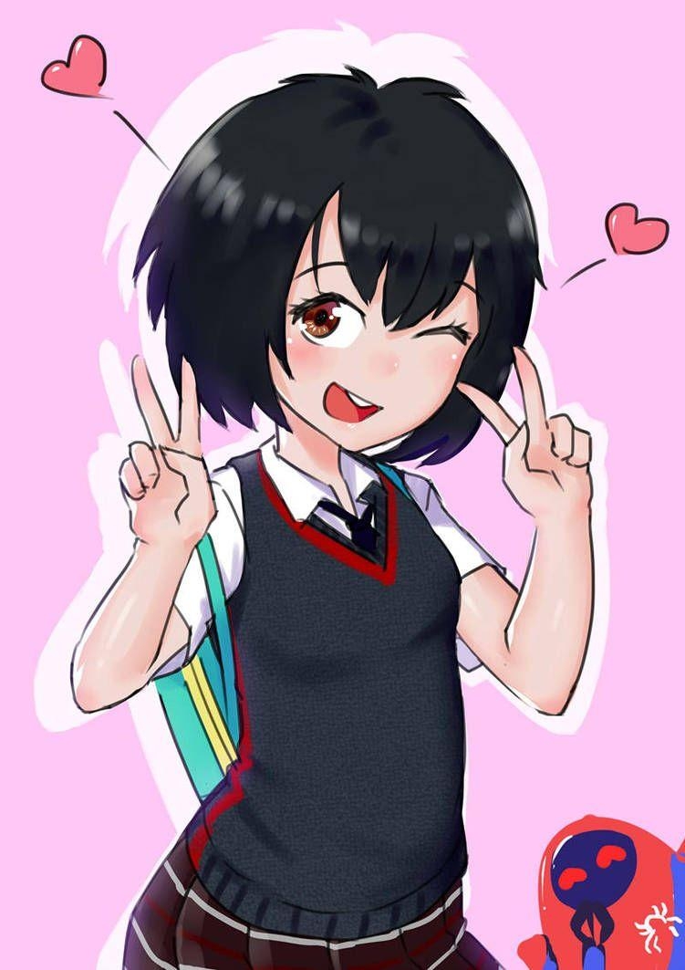 760x1070 Peni parker by nongjaTH. Peni Parker (Spiderverse), Phone