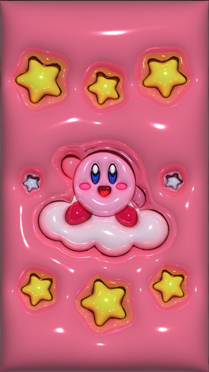 680x1200 Kirby 3D wallpaper aesthetic, Phone