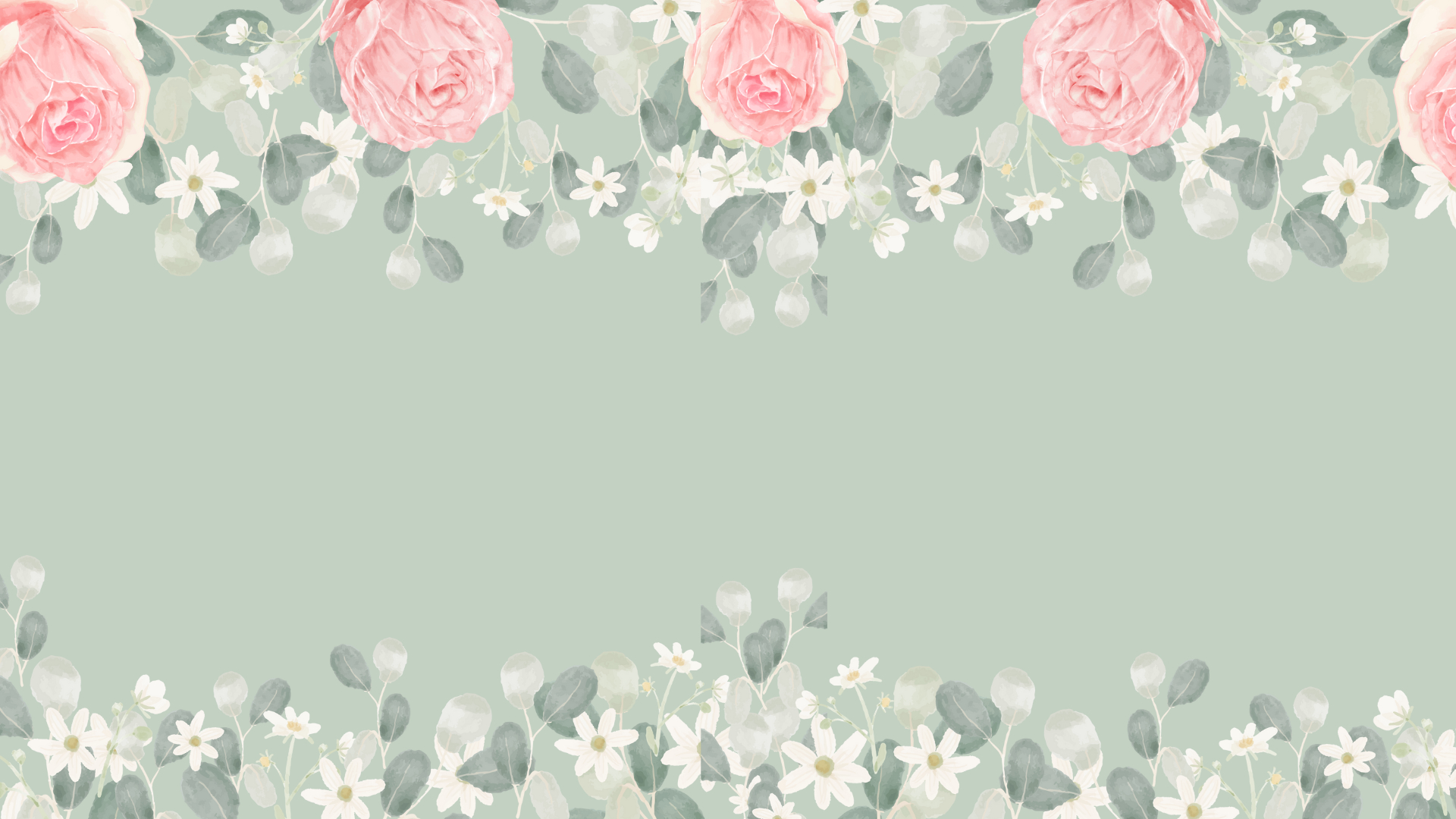 1920x1080 Sage Green Aesthetic Wallpaper Background (FREE), Desktop