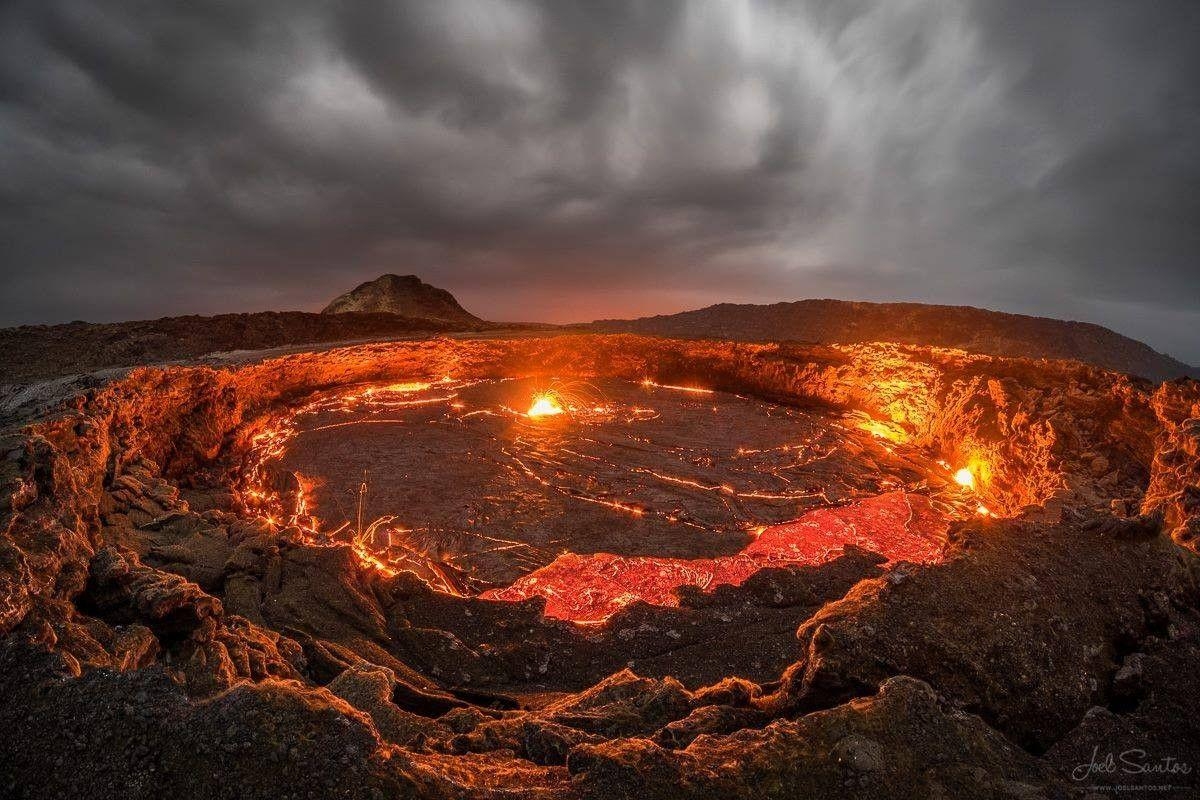 1200x800 nature, Landscape, Clouds, Ethiopia, Africa, Volcano, Lava, Rock, Desktop