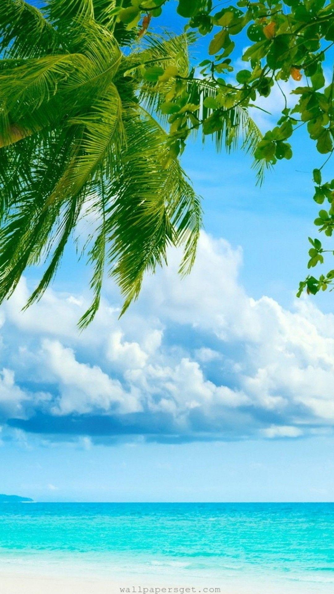 1080x1920 Beach HD Wallpaper for iPhone 7, Phone