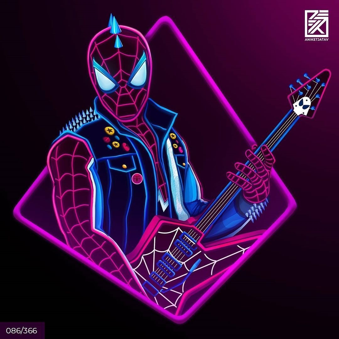 1080x1080 Aniket Jatav On Instagram: “086 366, SPIDERMAN PS4 Series Artwork: Spider Man Spider Punk Su. Marvel Comics Wallpaper, Marvel Characters Art, Marvel Artwork, Phone