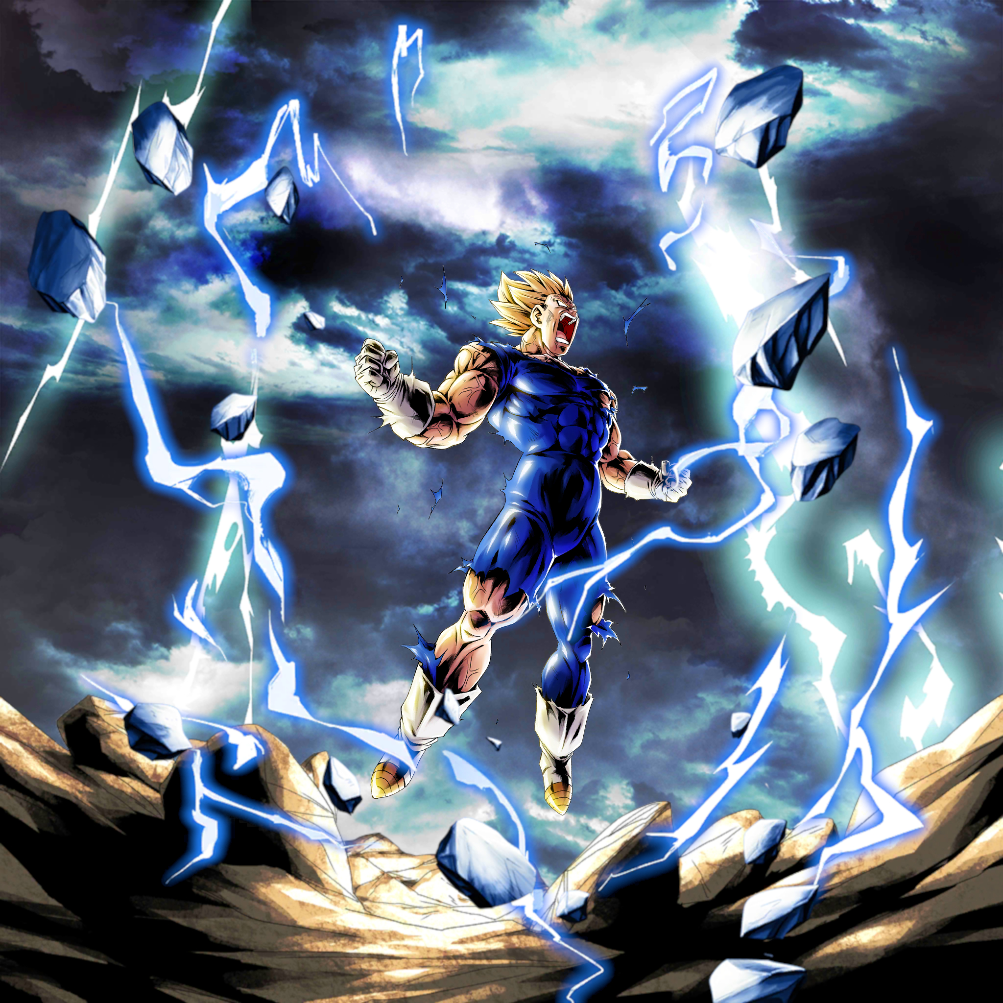 2050x2050 Dragon Ball Legends Wallpaper Vegetawalpaperlist.com, Phone