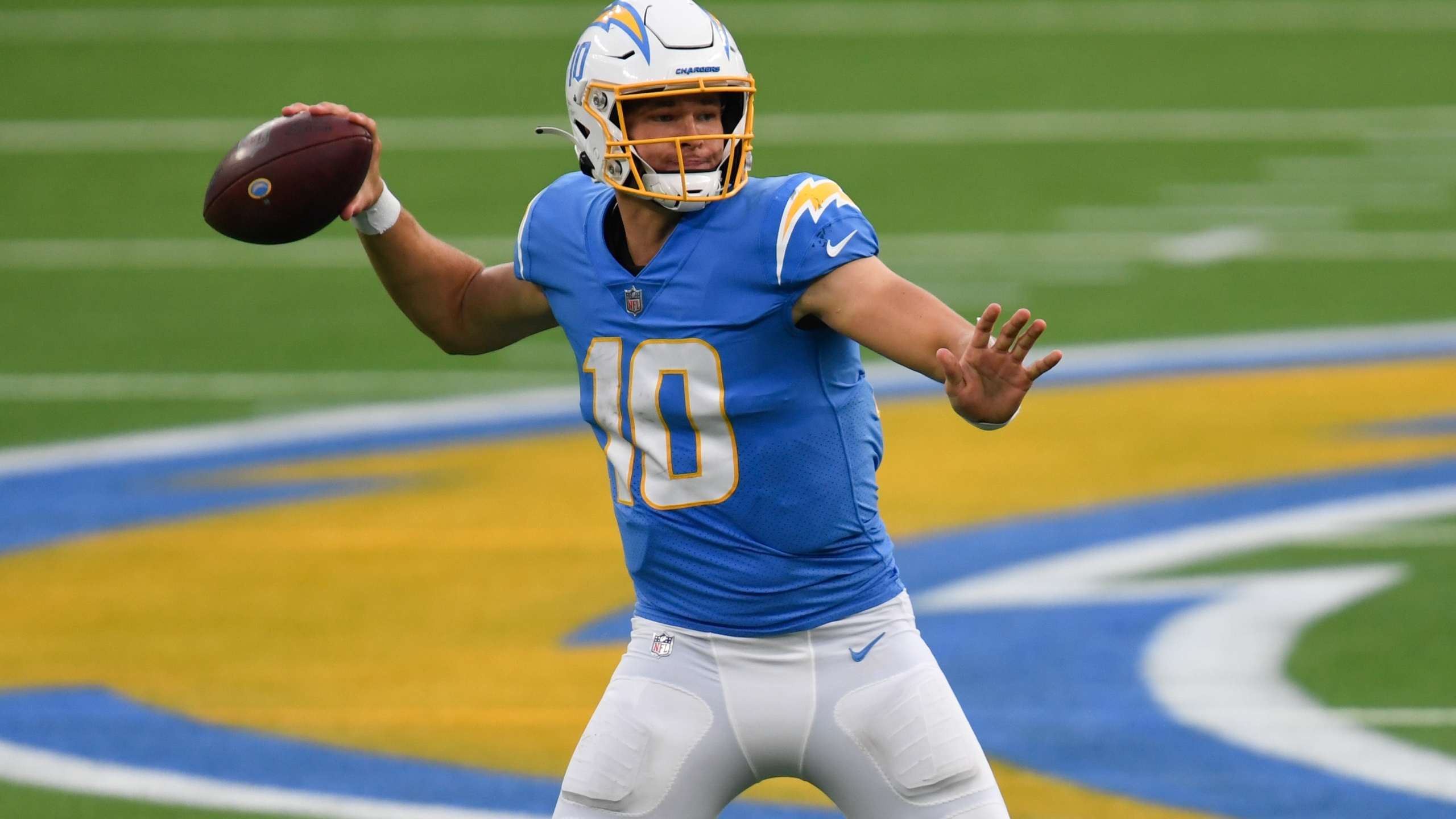 2560x1440 Sean McDermott has high praise for Justin Herbert and the Chargers offense, Desktop