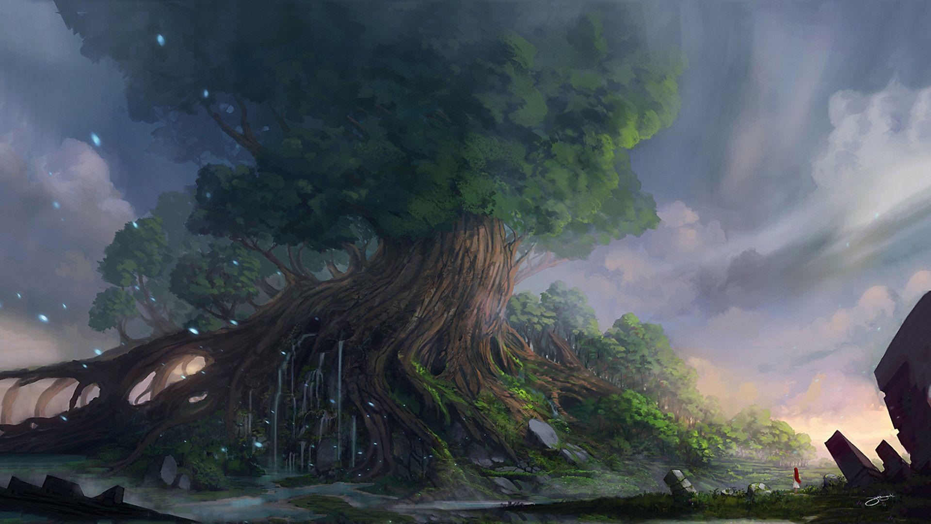 1920x1080 Yggdrasil Wallpaper, Desktop