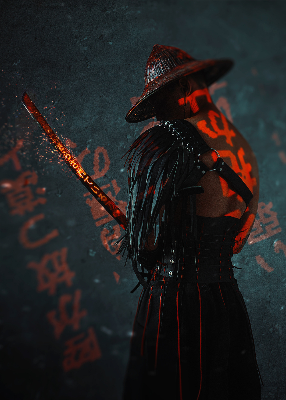 1000x1400 CYBER SAMURAI. Samurai artwork, Samurai wallpaper, Samurai art, Phone