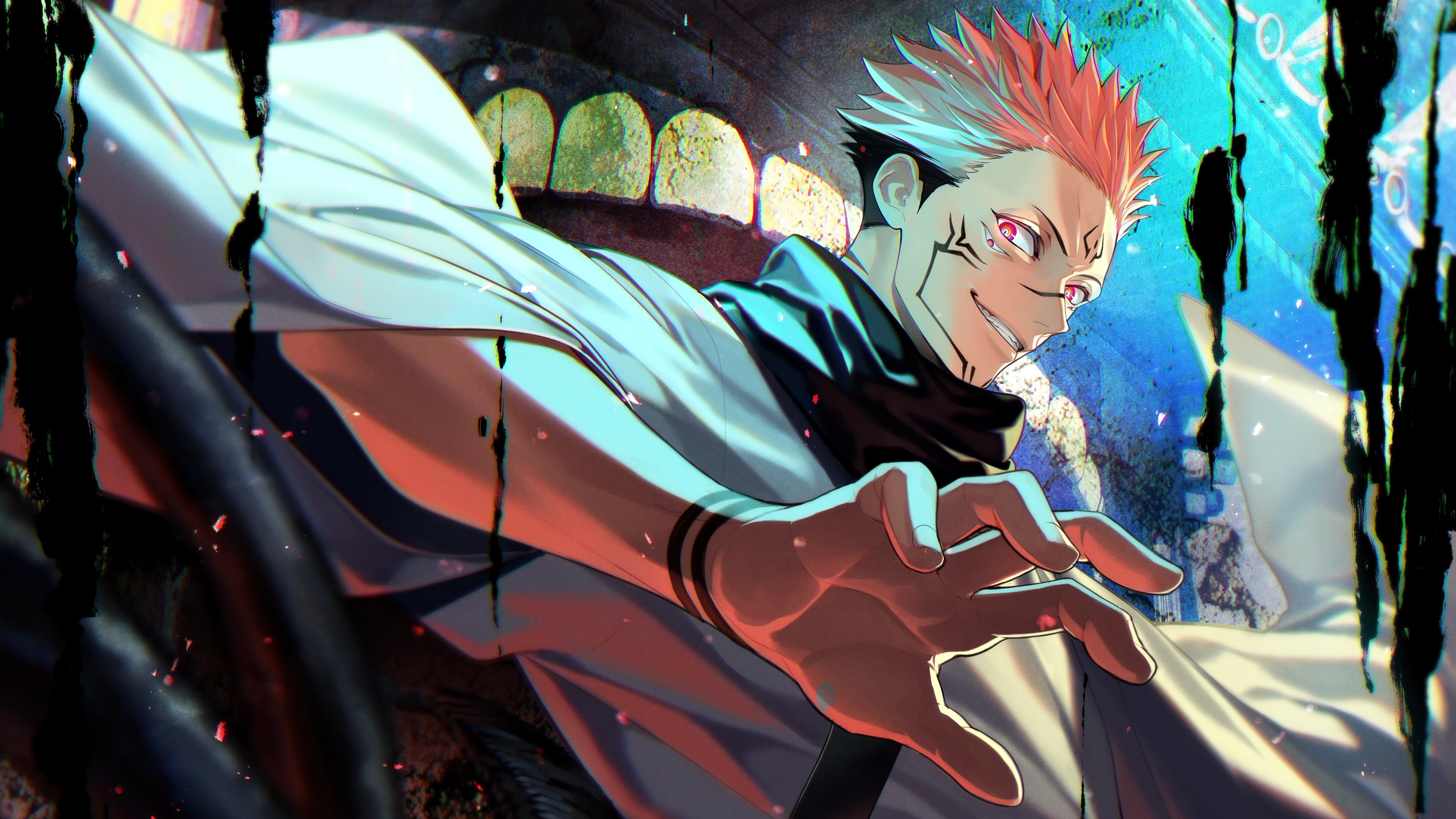 3840x2160 Sukuna from Jujutsu Kaisen Anime Wallpaper 4k Ultra HD, Desktop