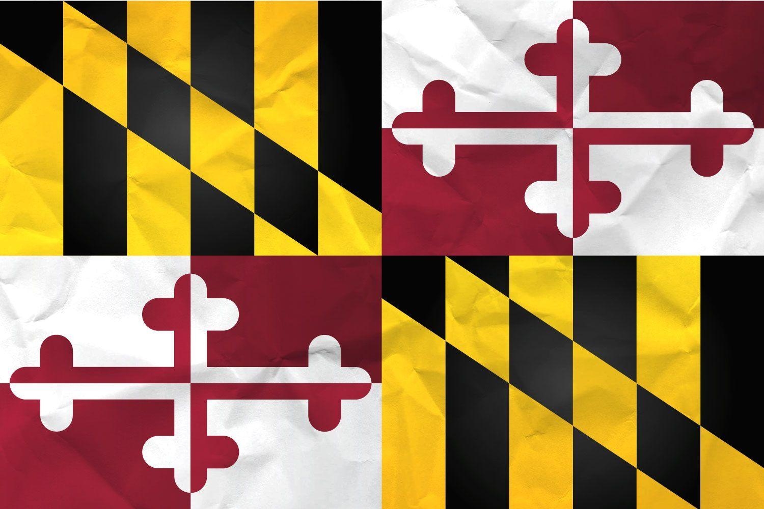 1500x1000 Flag of Maryland with Paper Texture it for free, Desktop