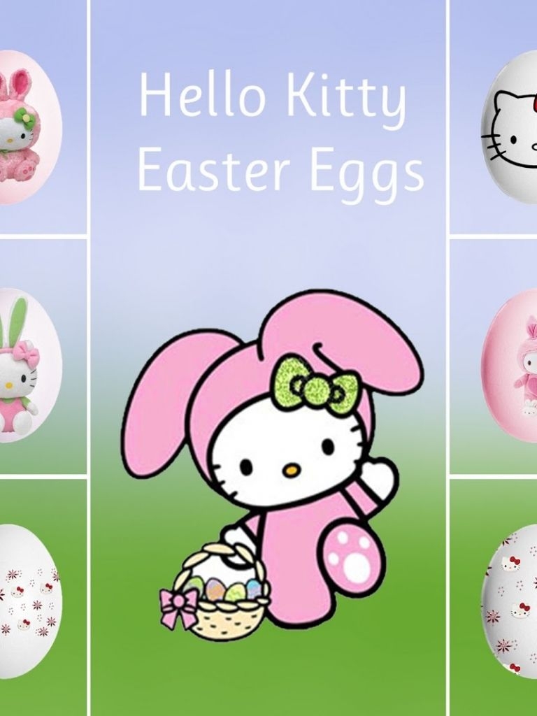 770x1030 Hello Kitty Easter Wallpaper Free Hello Kitty Easter Background, Phone