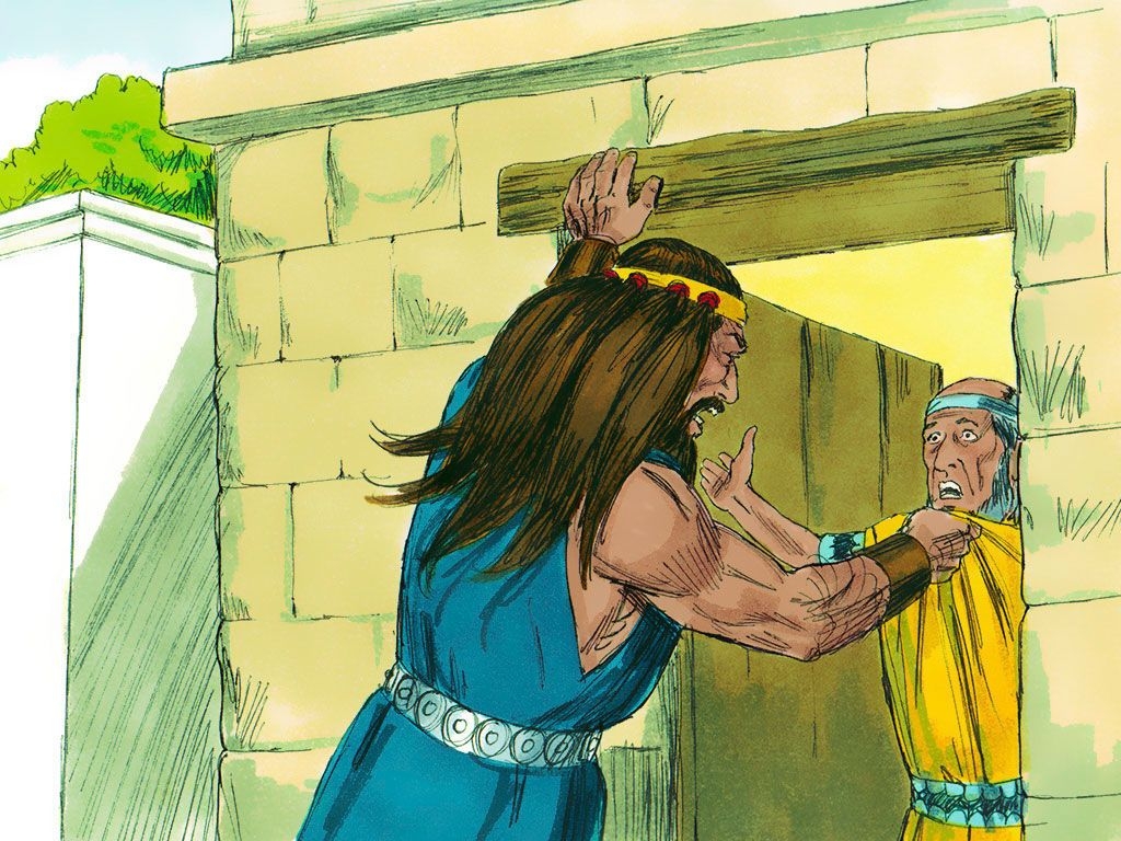 1030x770 FreeBibleimage - Samson attacks the Philistines - Samson shows, Desktop